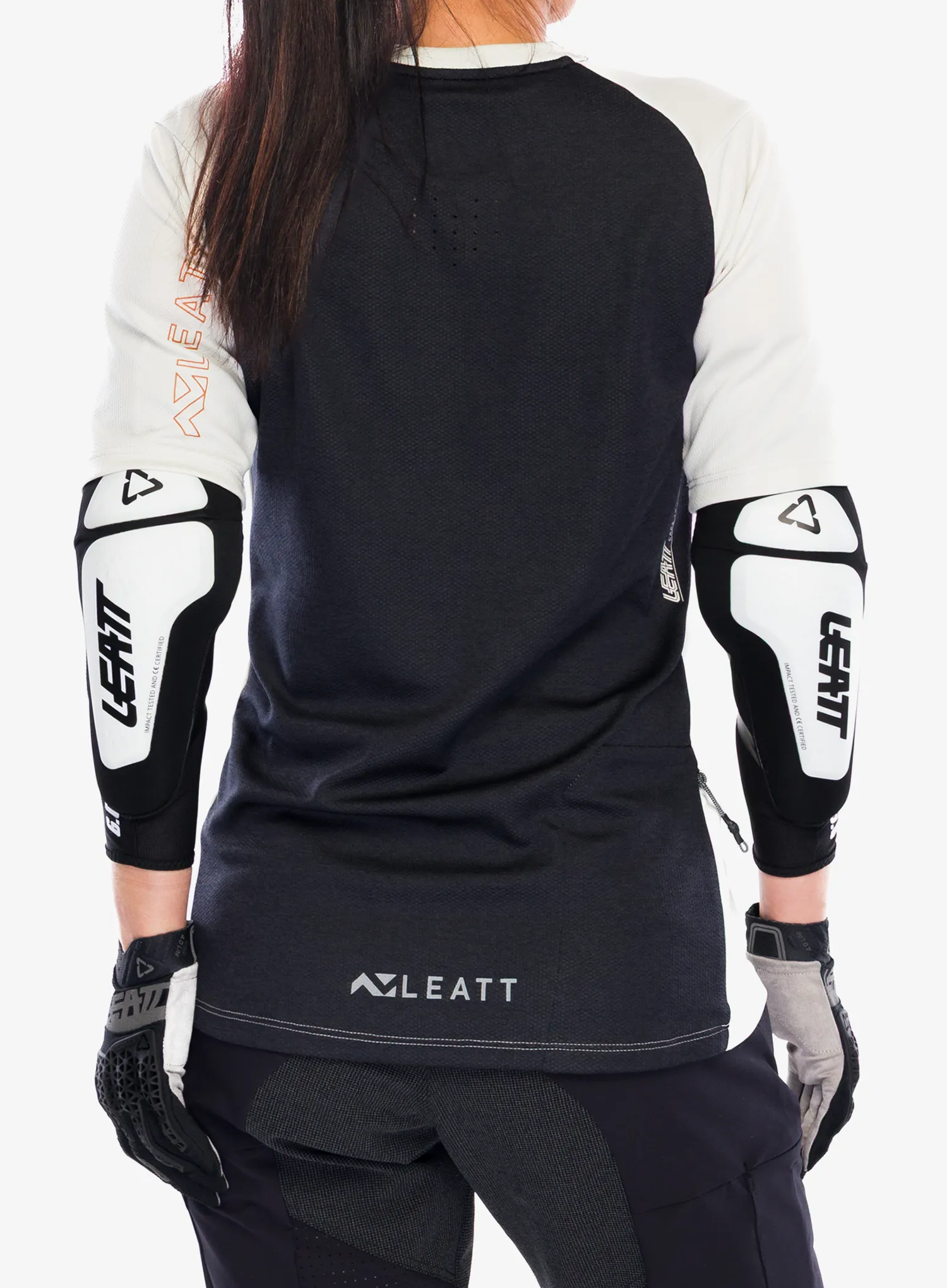 Захист на лікті для велоспорту Leatt Elbow Guard 3DF 6.0 - white/black
