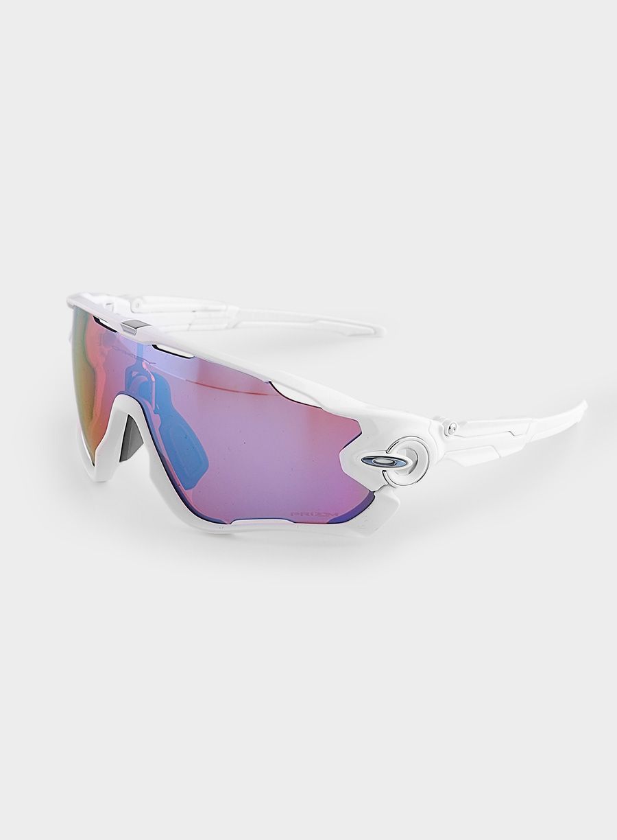 Окуляри для велосипедистів Oakley Jawbreaker - polished white/snow sapphire