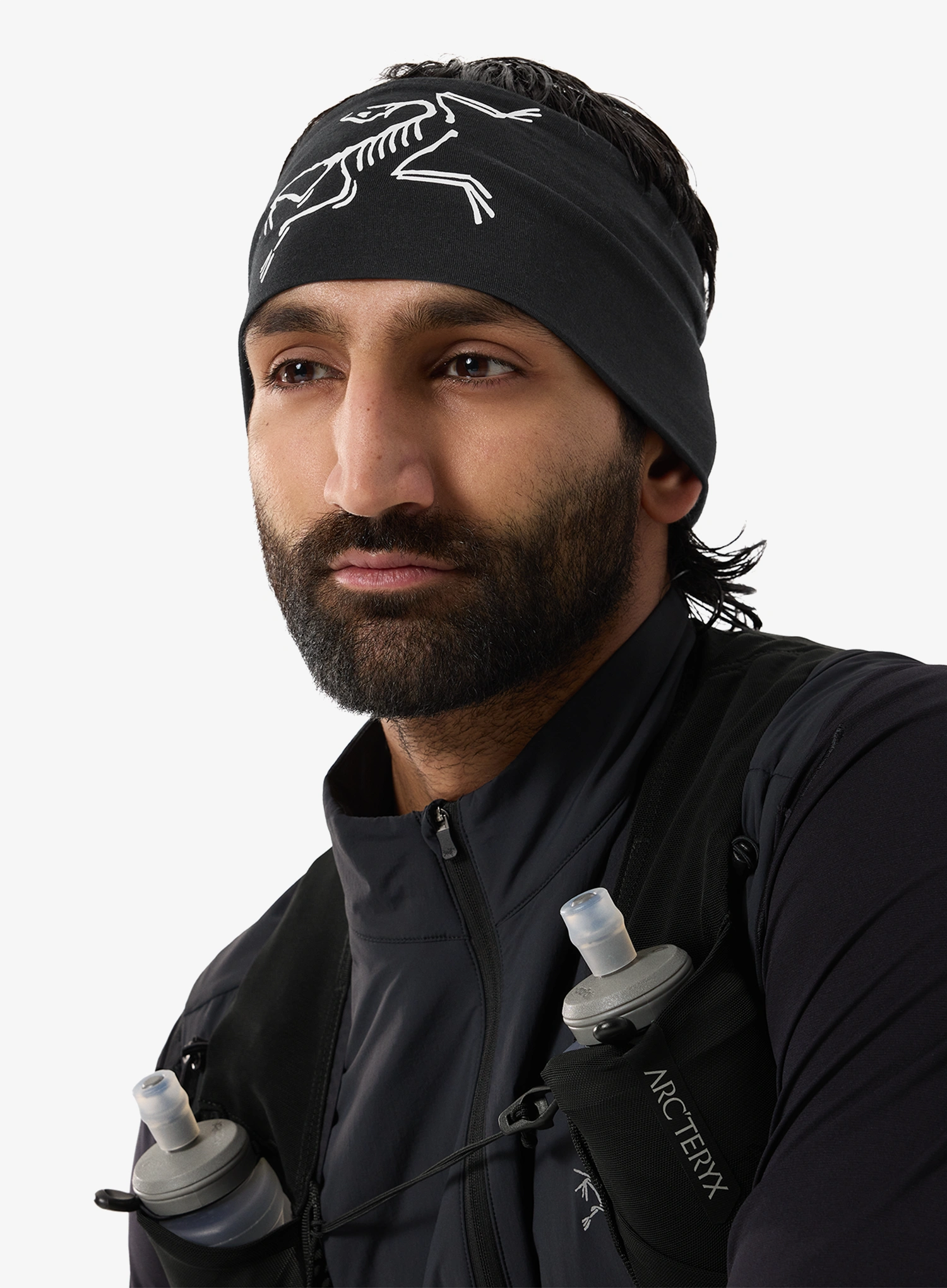 Пов'язка на голову Arcteryx Satoro Merino Headband - black/arctic silk
