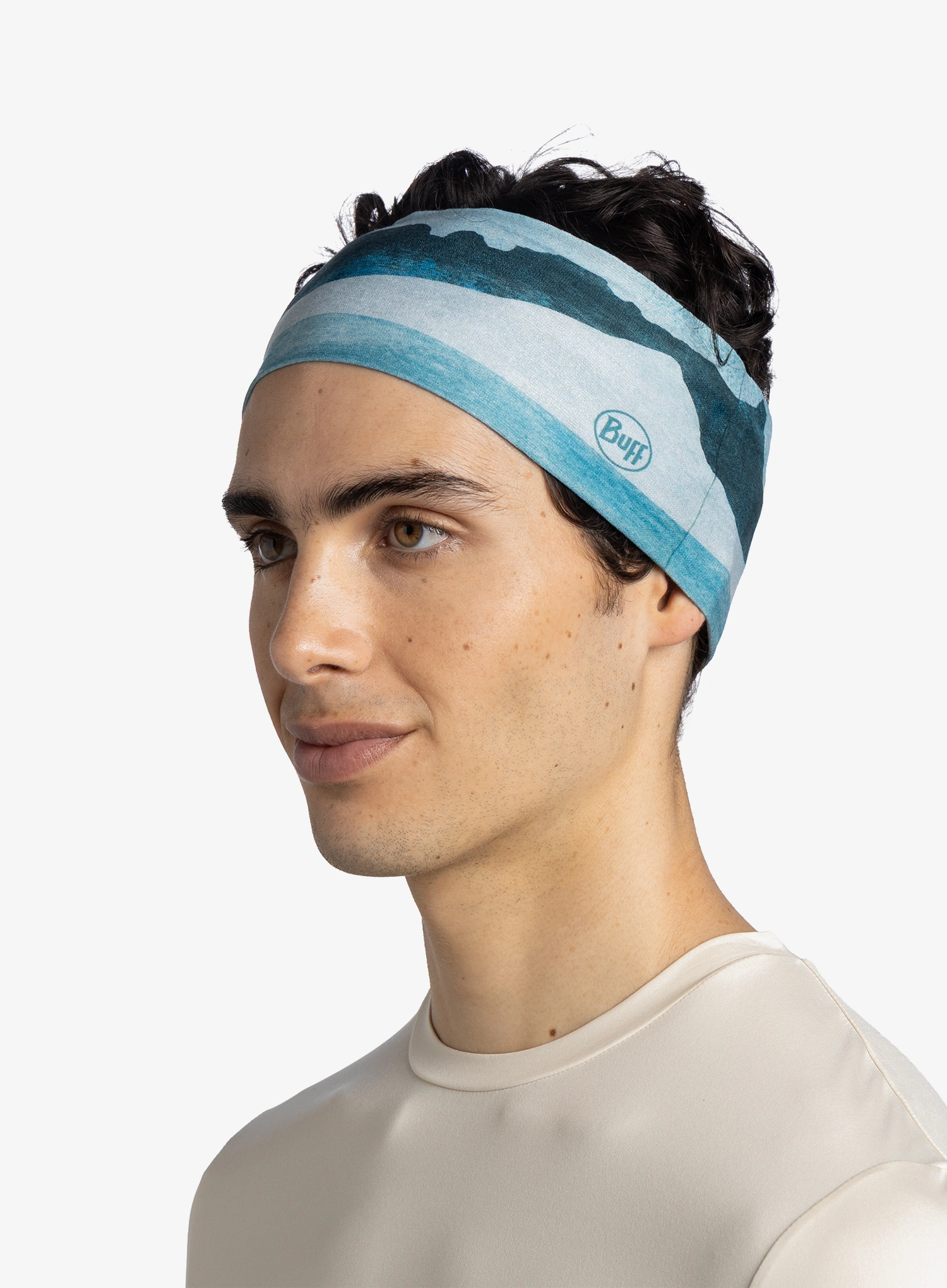 Пов'язка на голову Buff Coolnet UV Wide Headband - aler teal