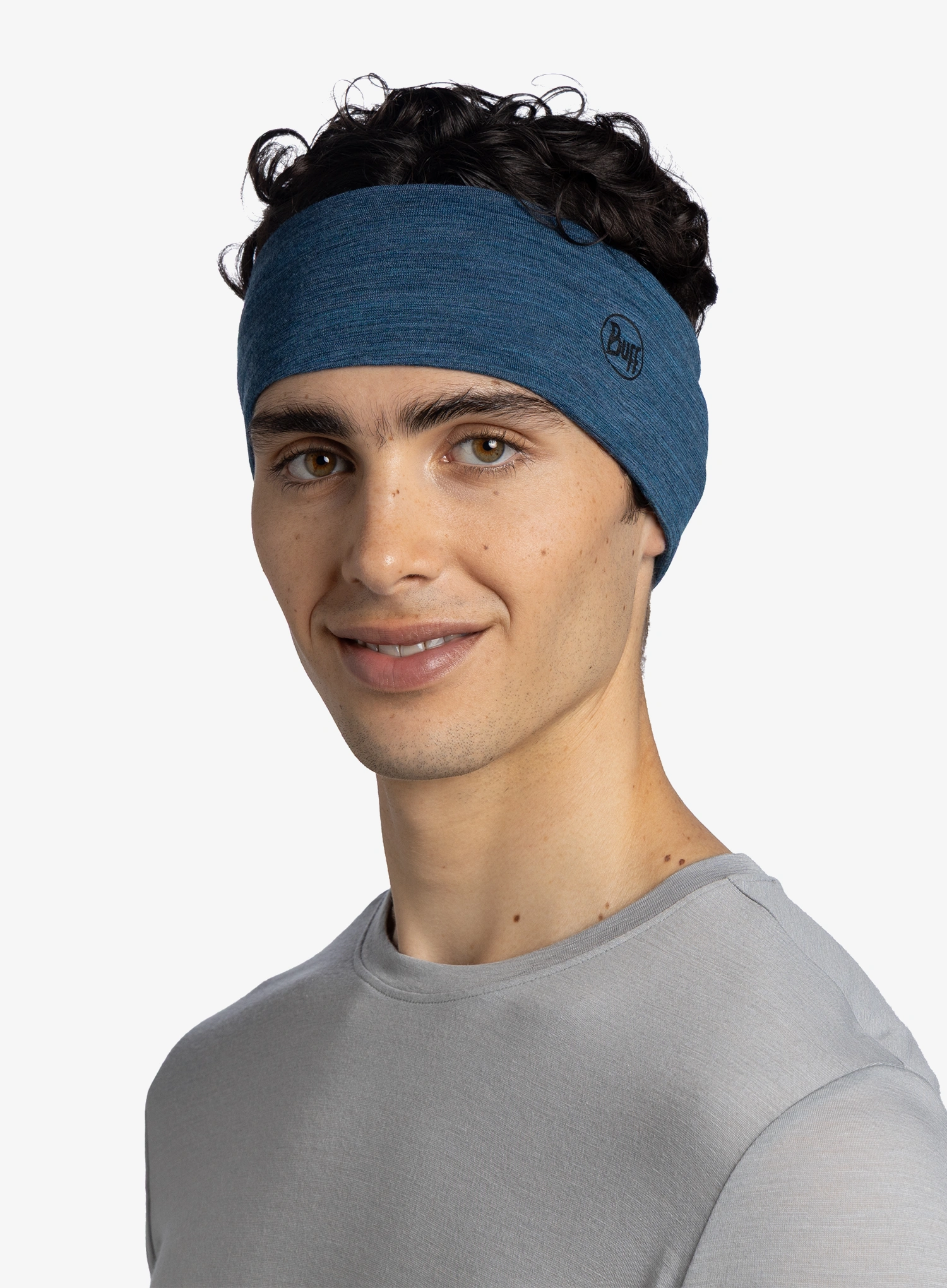 Пов'язка на голову Buff Merino Lightweight Headband - multistripes tempest