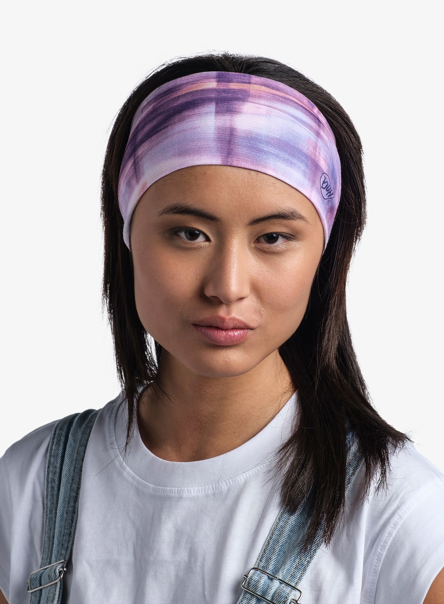 Пов'язка на голову Buff Coolnet UV Wide Headband - seary purple