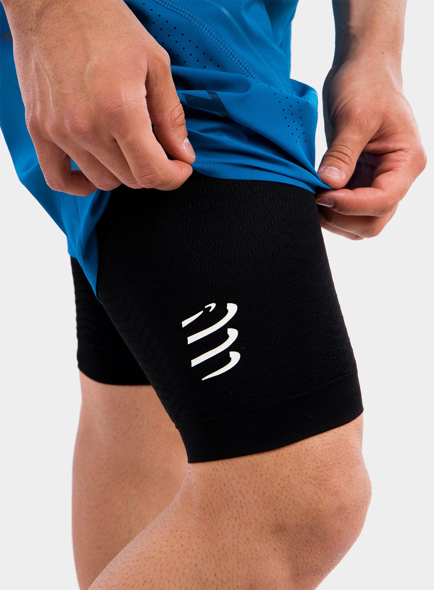 Пов'язки компресійні Compressport Under Control Quad - black