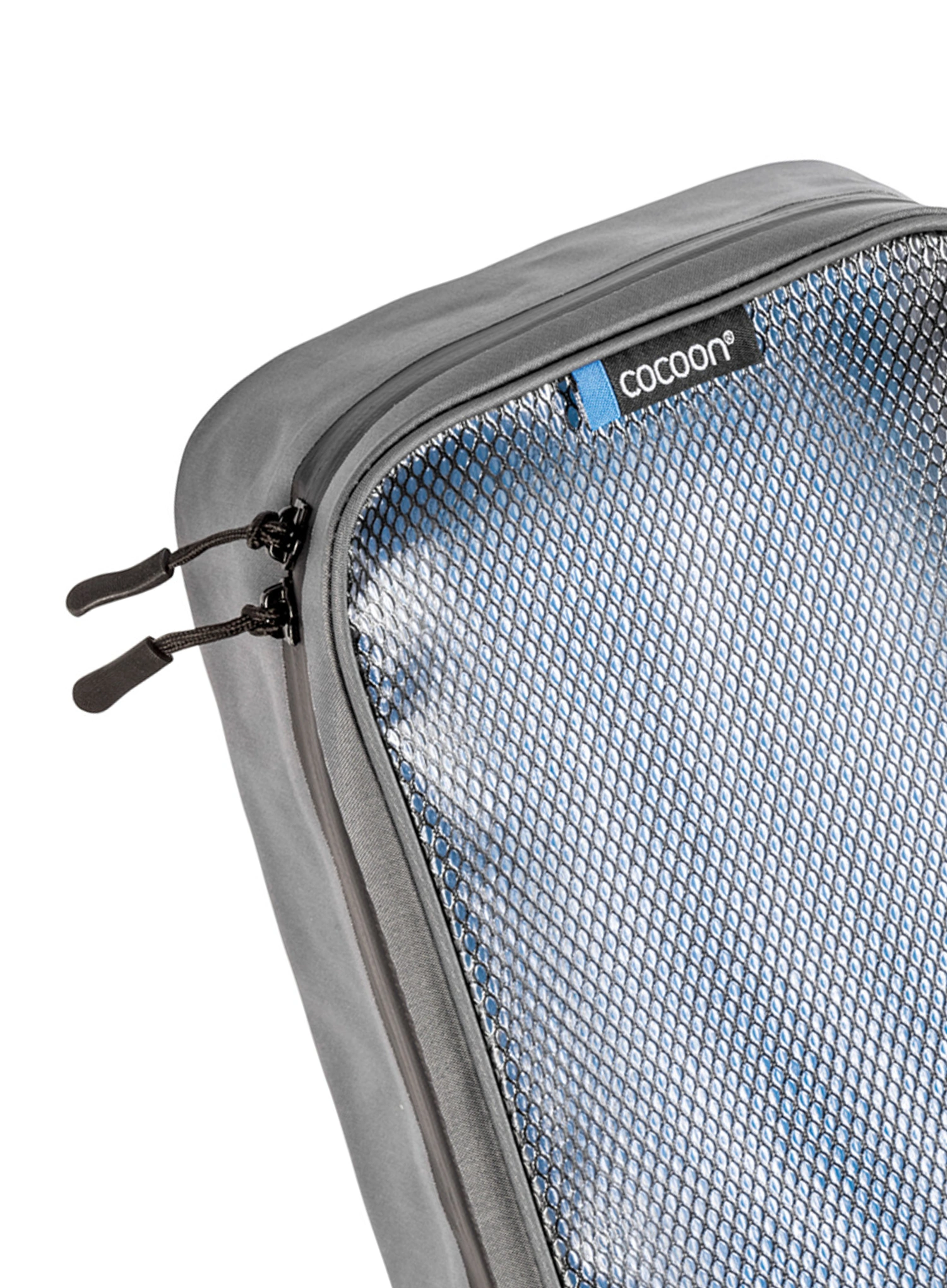 Органайзер для подорожей Cocoon Packing Cube - Laminated Net Top M - grey/blue