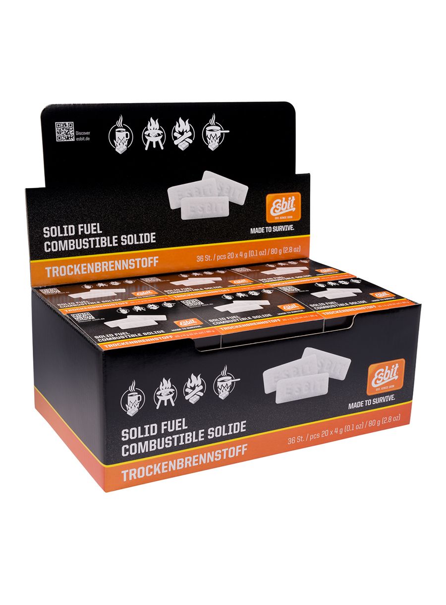 Тверде паливо Esbit Solid Fuel Tablets 20 x 4g - 20 x 4g