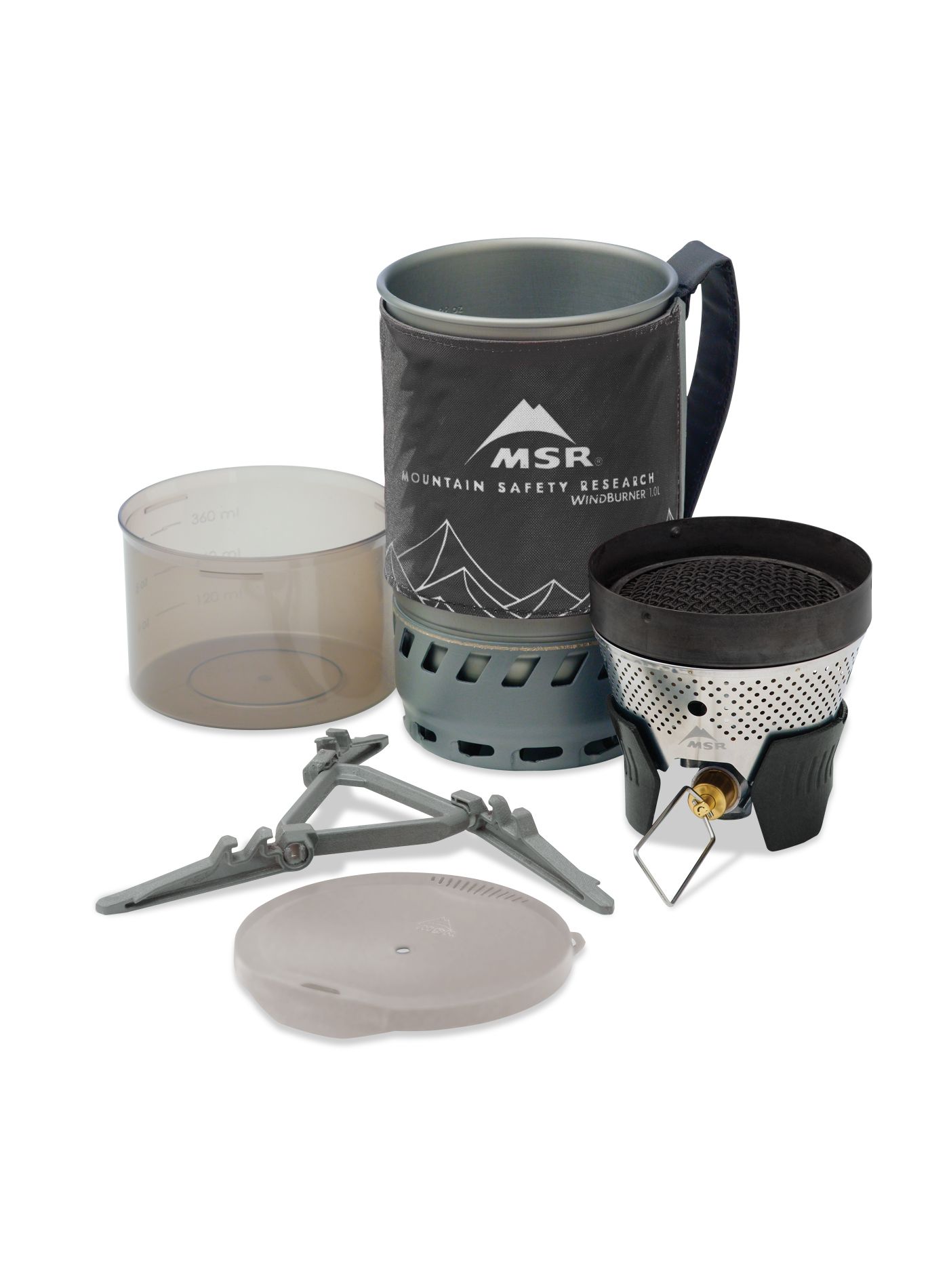Пальник туристичний MSR WindBurner Personal Stove System 1.0L - black