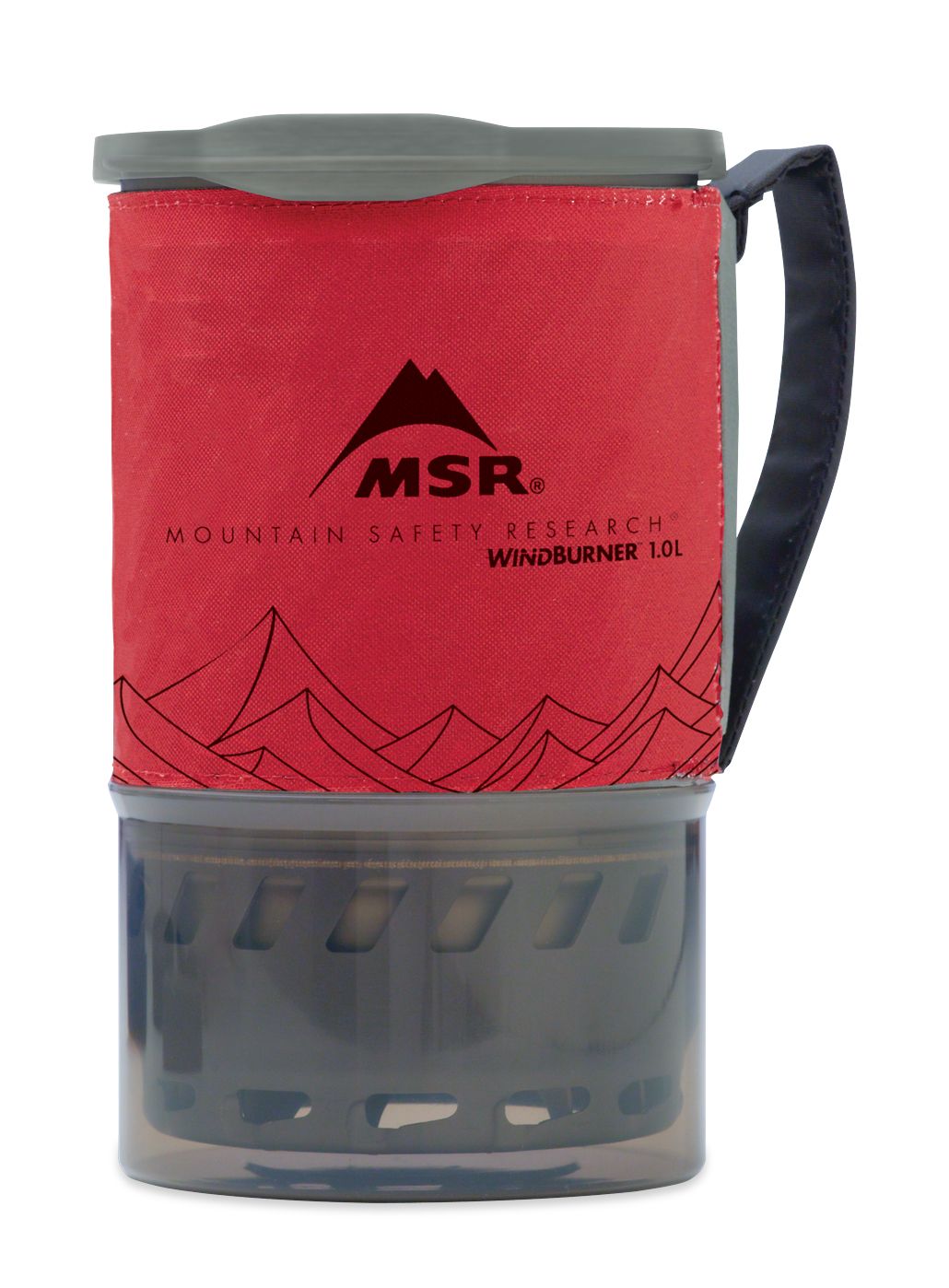 Пальник туристичний MSR WindBurner Personal Stove System 1.0L - red