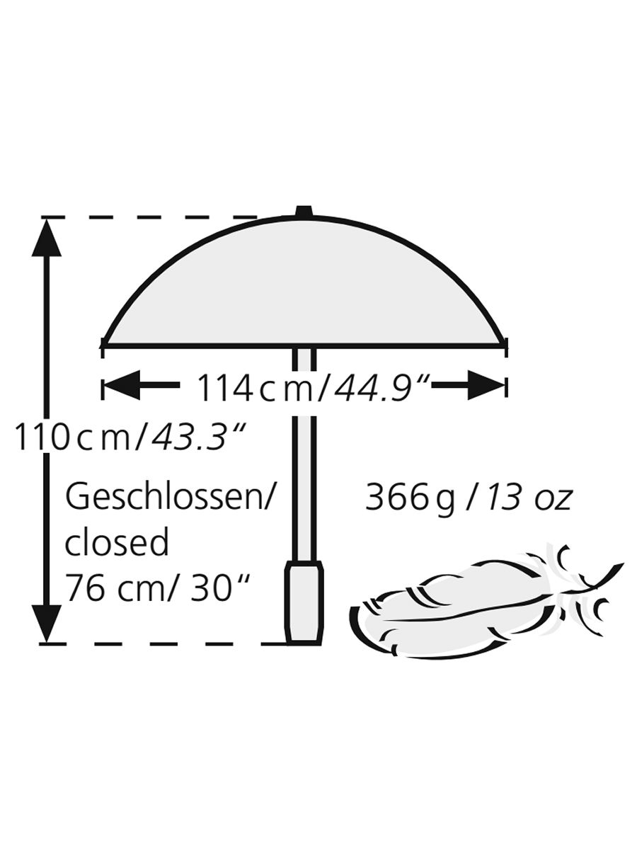 Парасолька Euroschirm Swing Handsfree - red