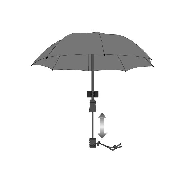 Парасолька Euroschirm Swing Handsfree - navy blue