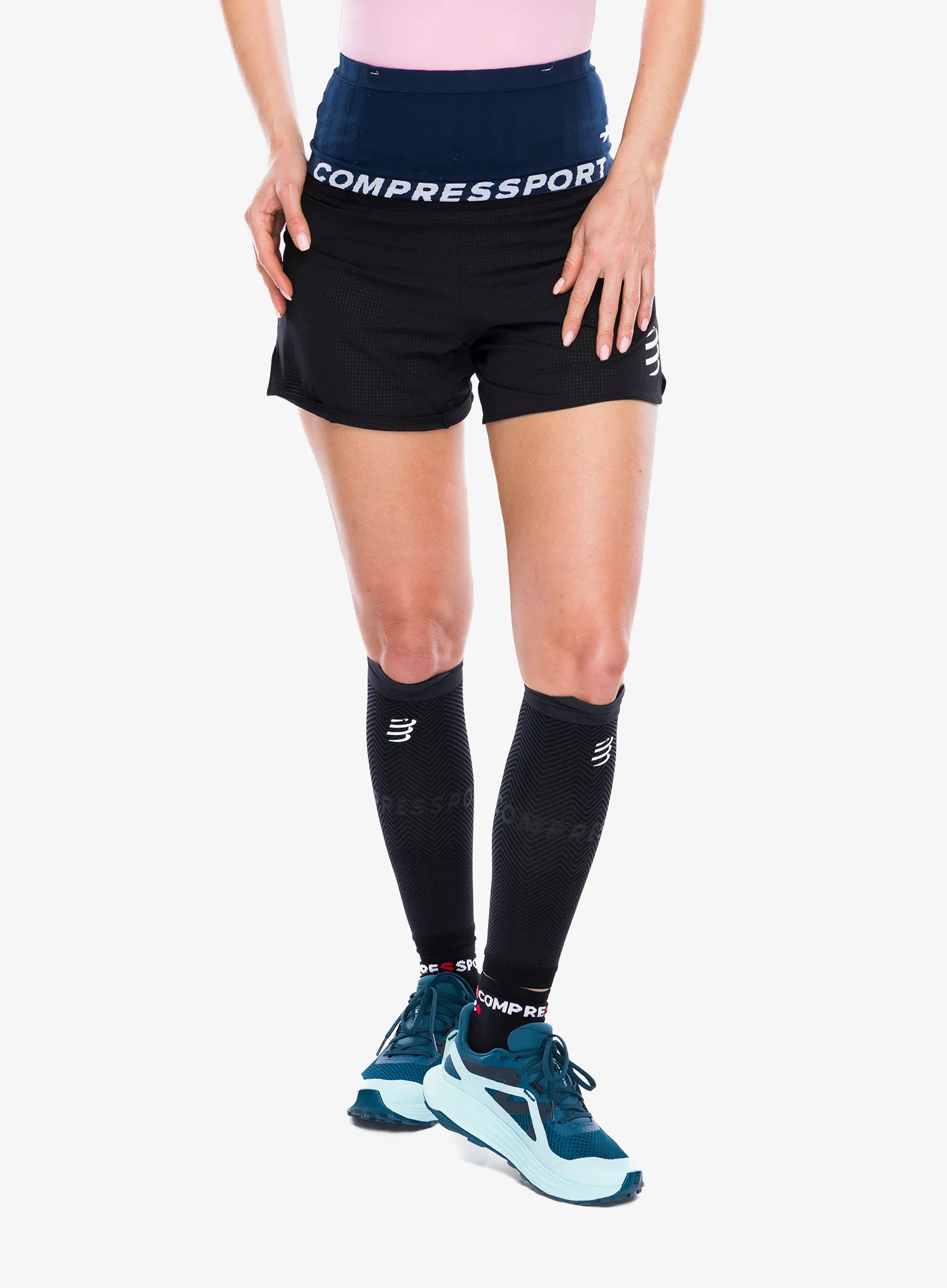 Пояс для бігу Compressport Free Belt - blues/indigo