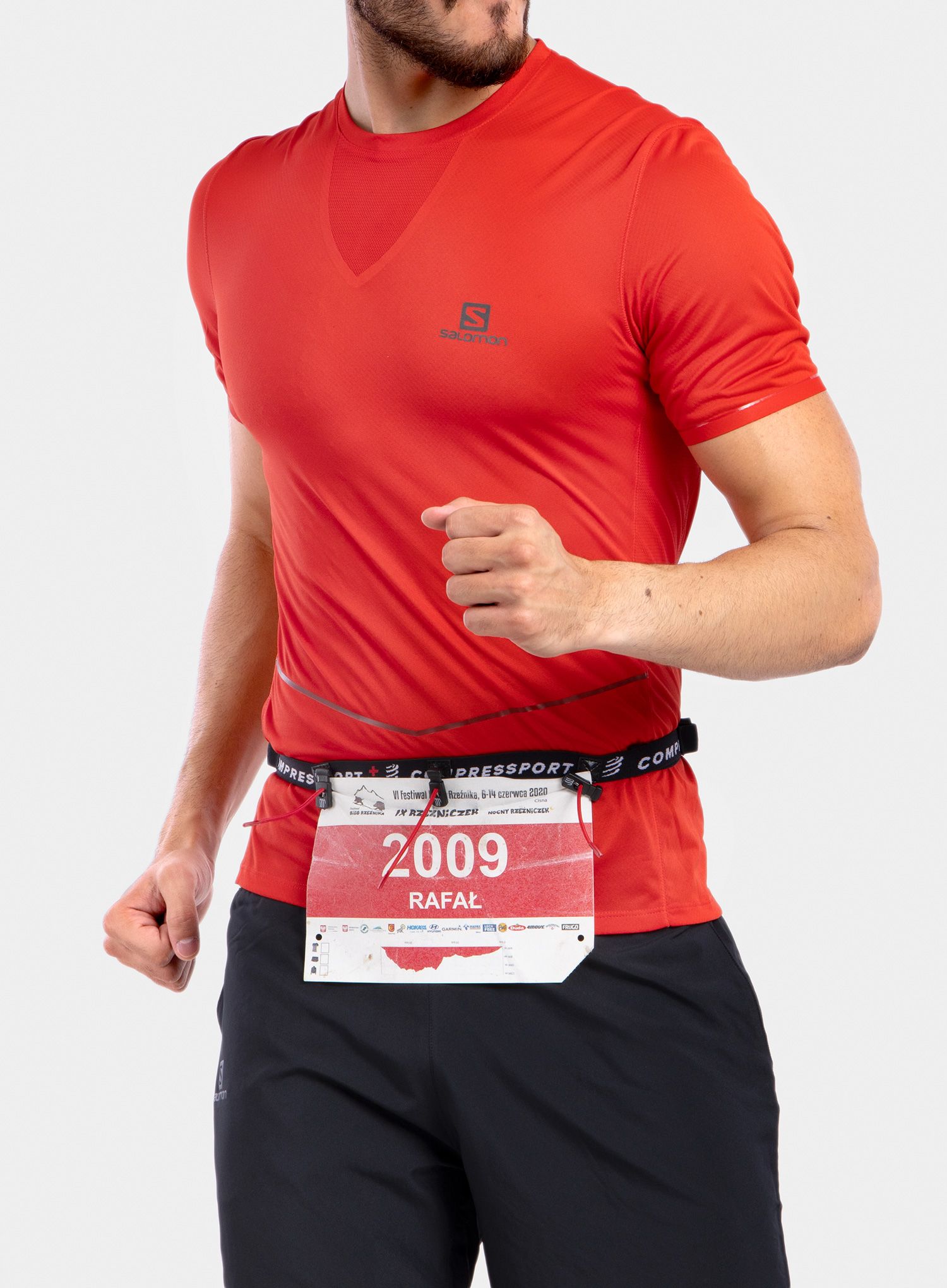 Пояс для бігу Compressport Race Belt - black