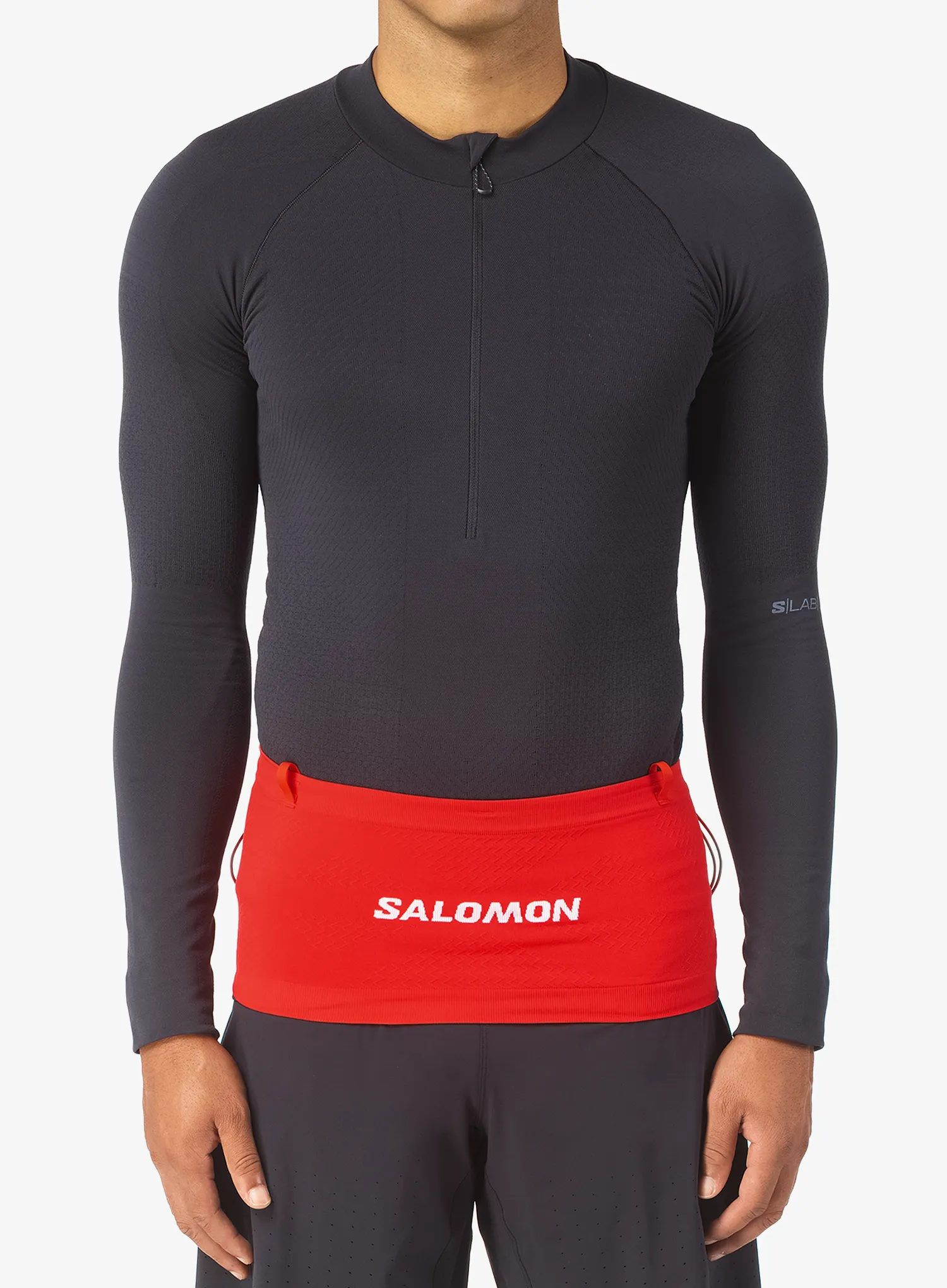 Пояс для бігу Salomon Adv Skin Seamless Belt - flame scarlet/white