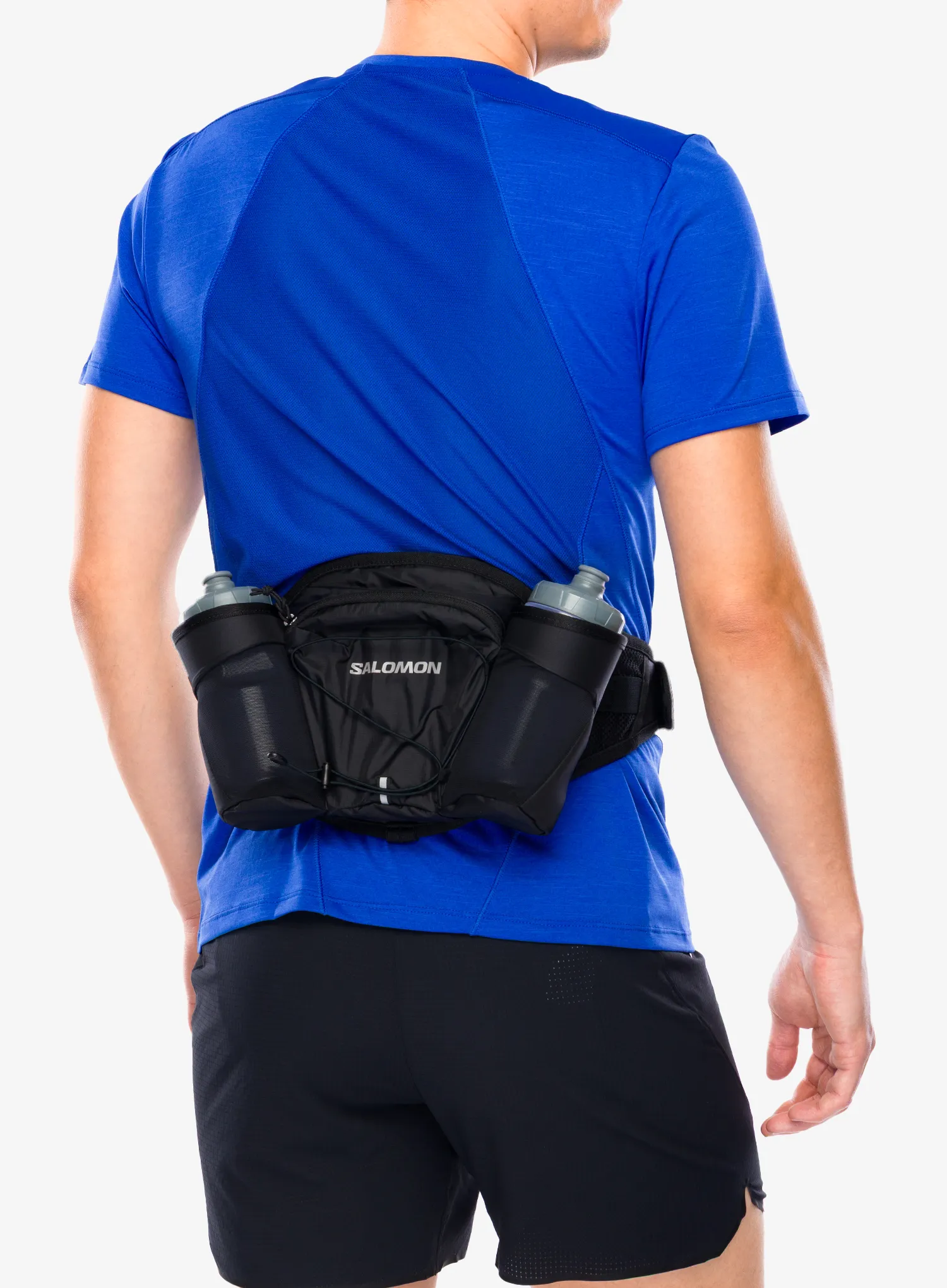 Пояс для бігу Salomon Cross Belt 2 Bottles - ebony/black