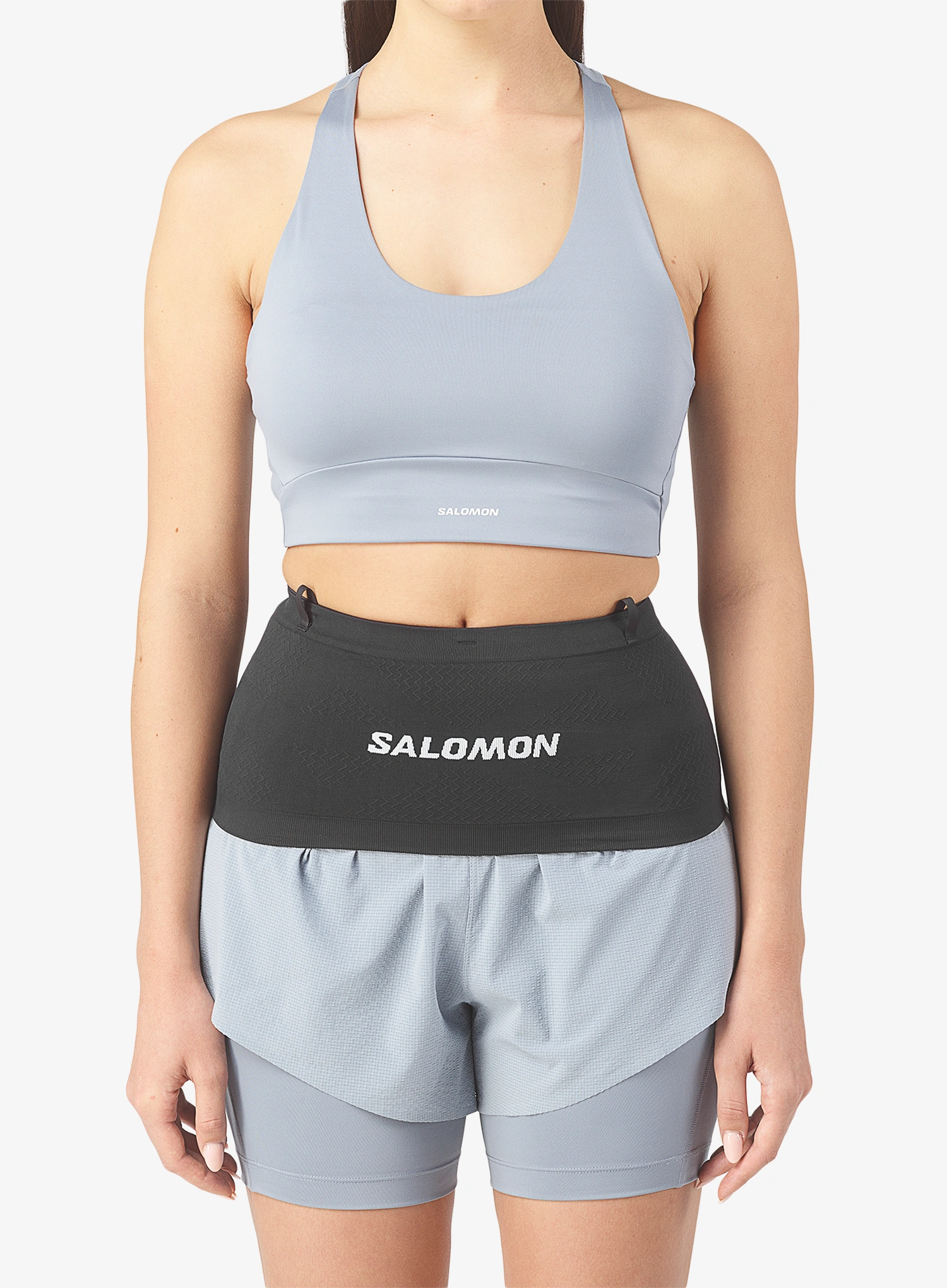 Пояс для бігу Salomon Adv Skin Seamless Belt - black/white