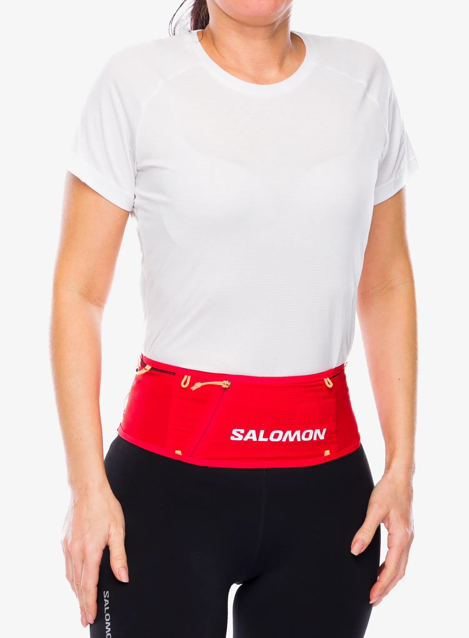 Пояс для бігу Salomon S/Lab Belt - fiery red/andorra/orange
