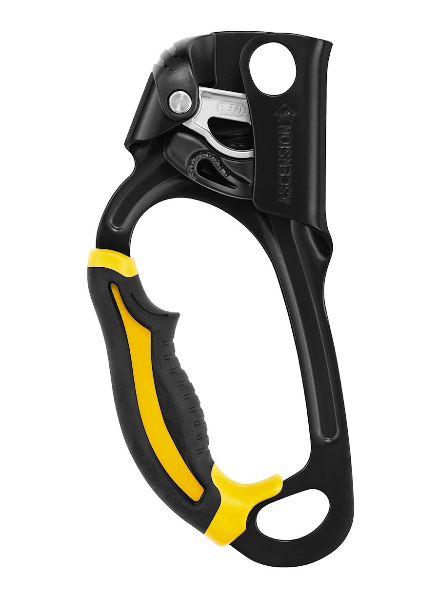 Зажим Petzl Ascension left (Poignee) - black/yellow