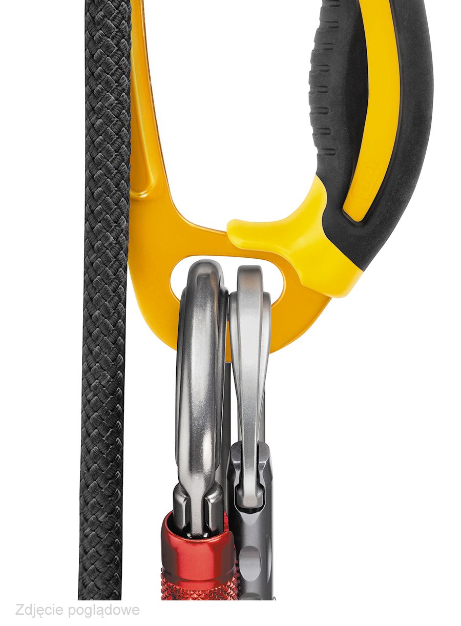 Зажим Petzl Ascension left (Poignee) - black/yellow
