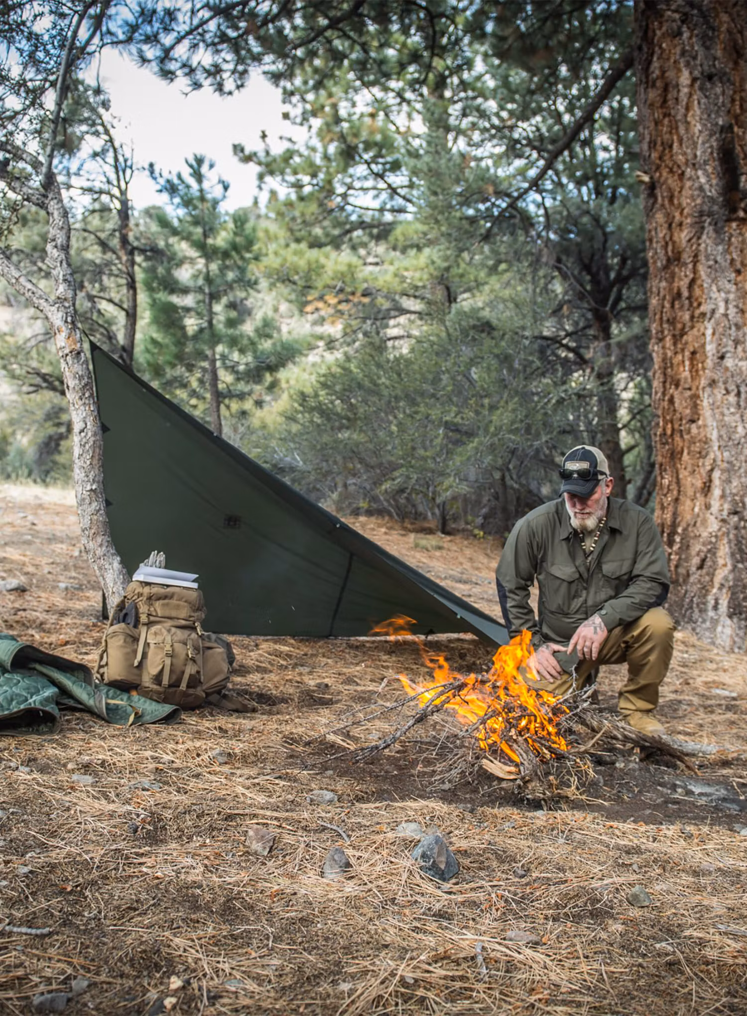 Бівак Helikon-Tex Supertarp Small - olive green