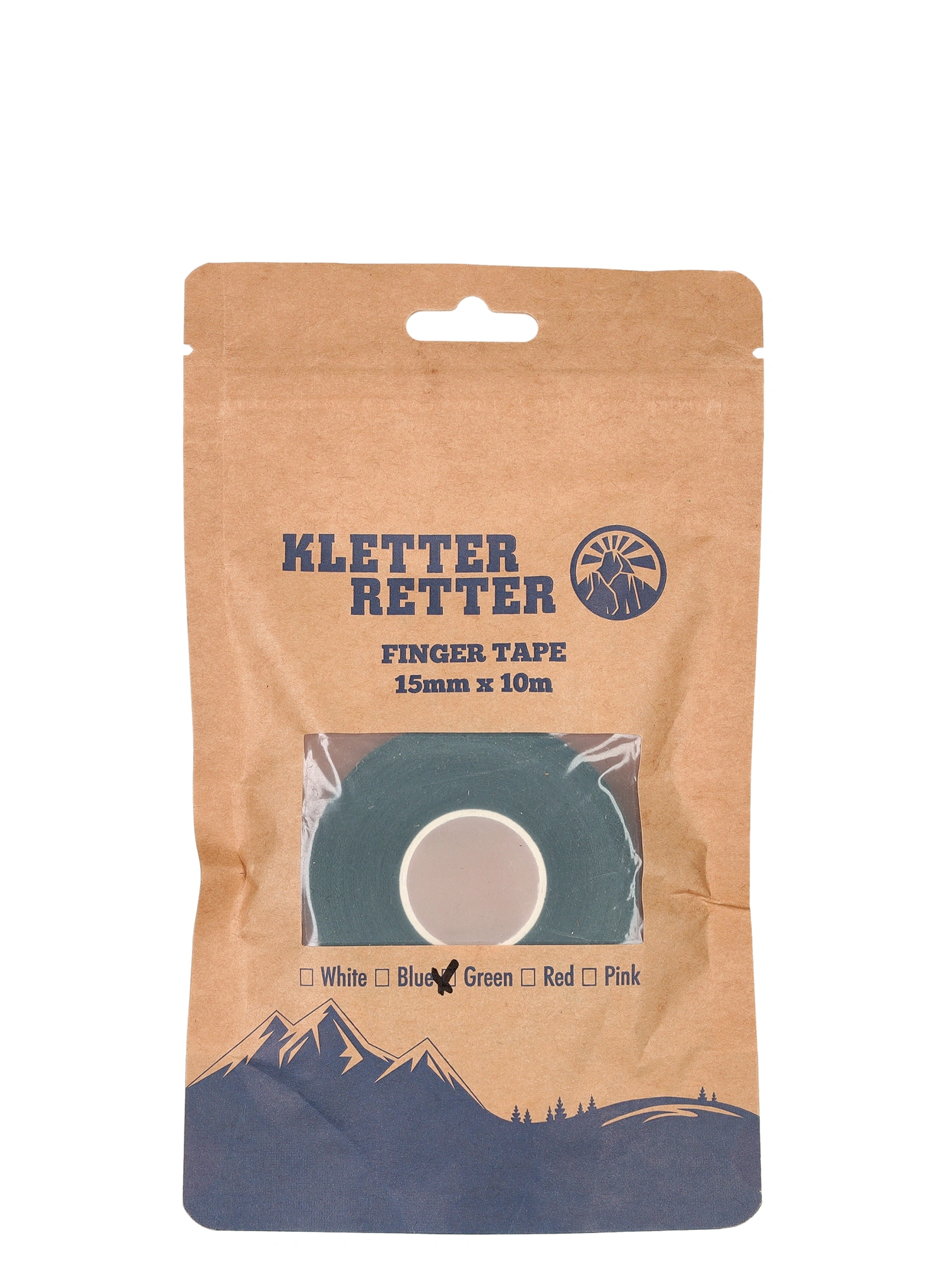 Тейп Kletter Retter Finger Tape 15 mm 10 m - green