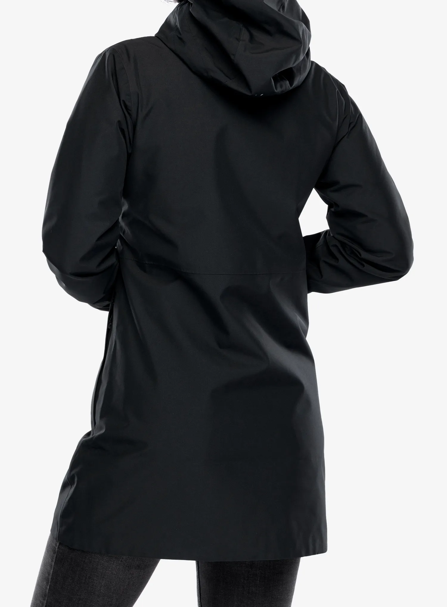 Парка дощовик жіноча Berghaus Omeara Long Shell Jacket - black/black