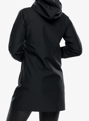 Парка дощовик жіноча Berghaus Omeara Long Shell Jacket - black/black