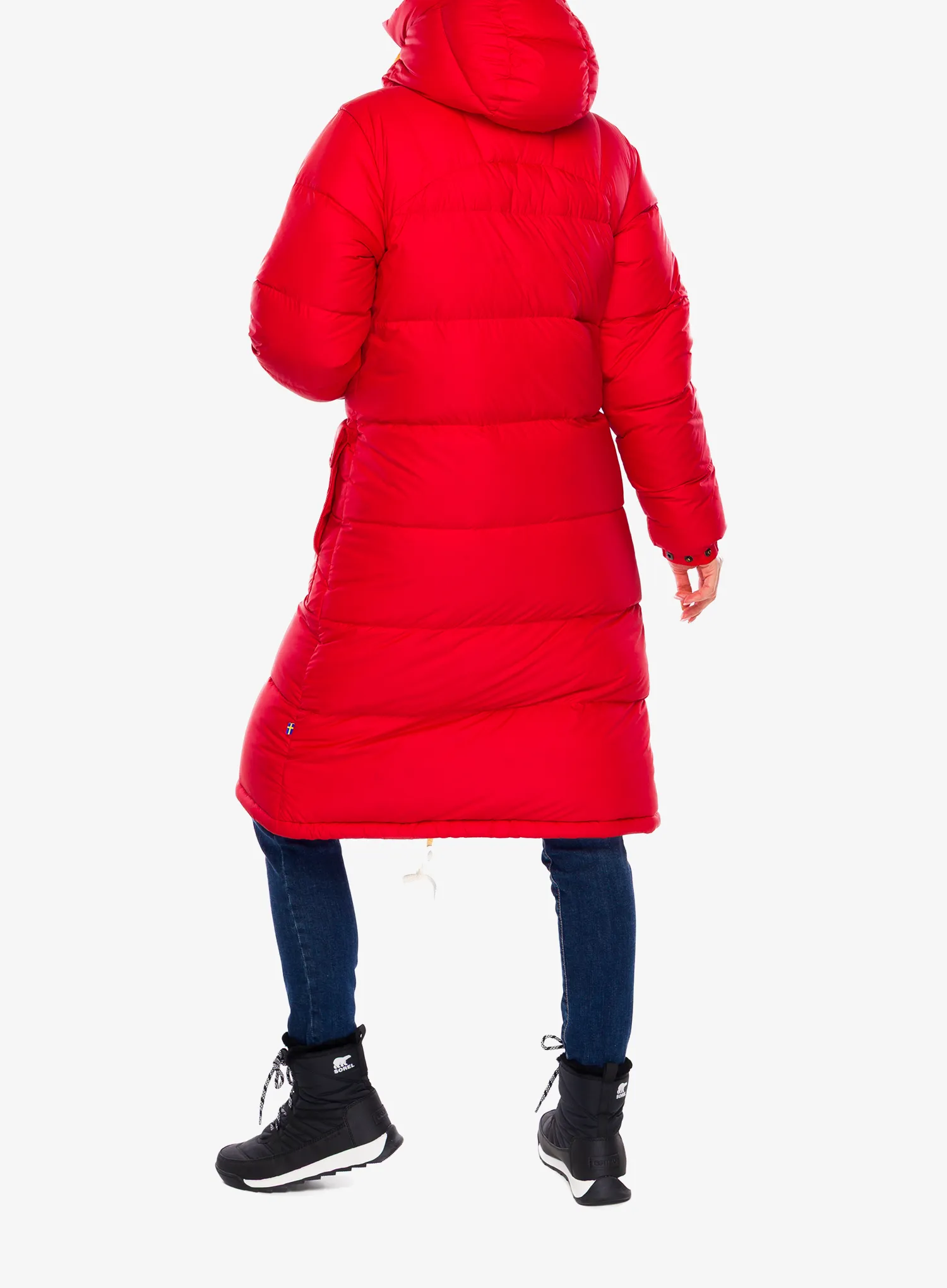 Плащ жіночий Fjallraven Expedition Long Down Parka - true red