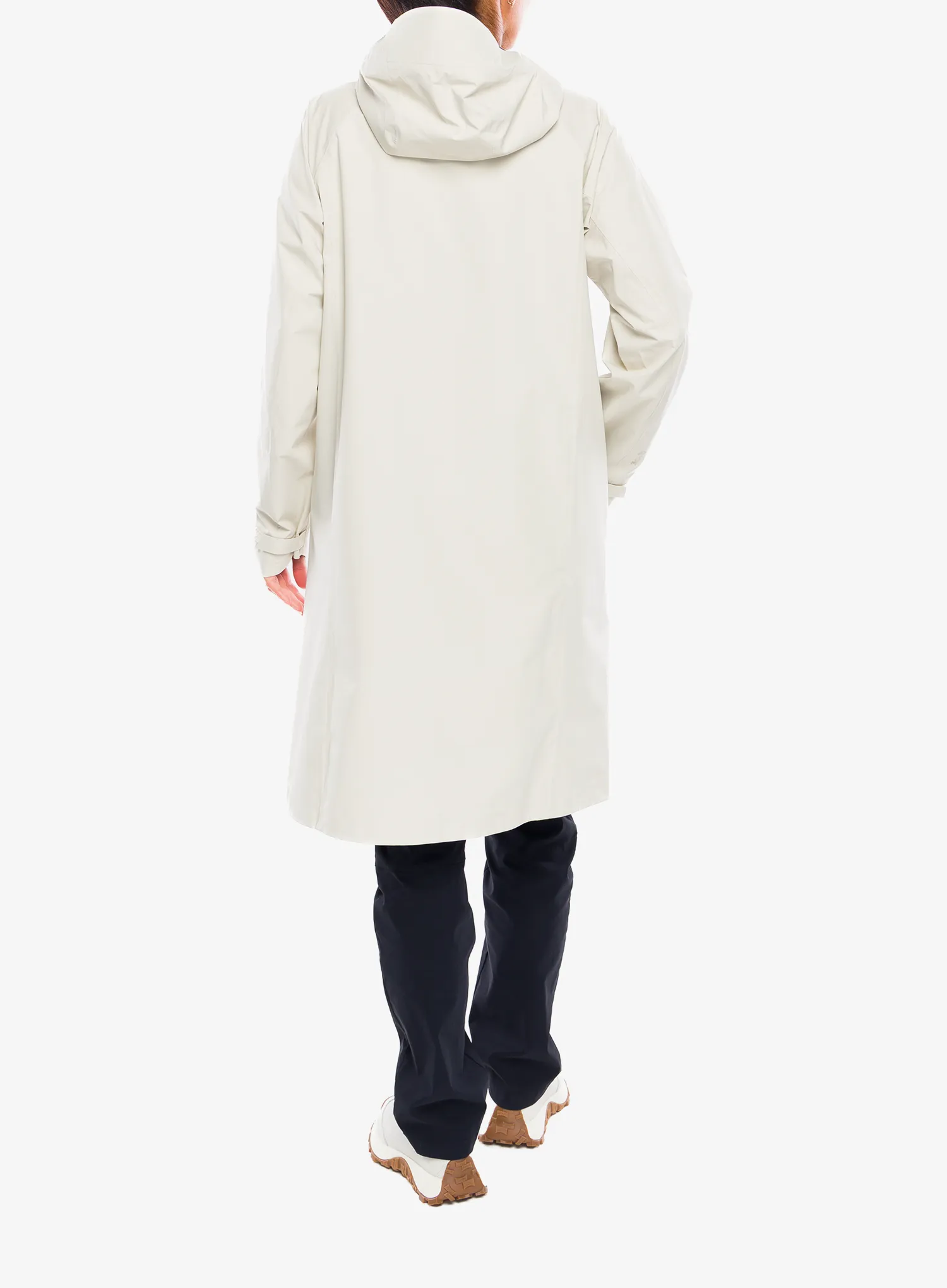Плащ жіночий Peak Performance Treeline Shell Parka - sand fog