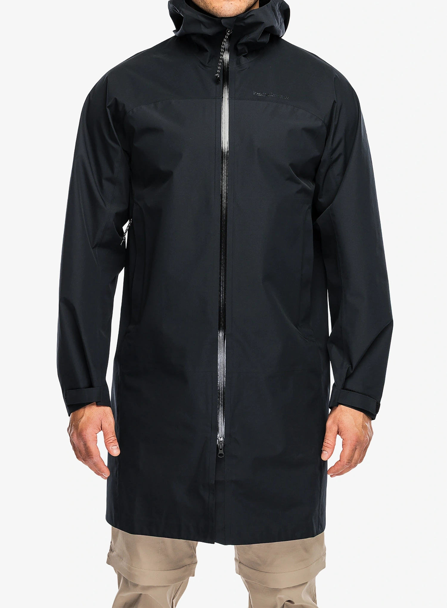Плащ дощовик Peak Performance Treeline Shell Parka - black/black