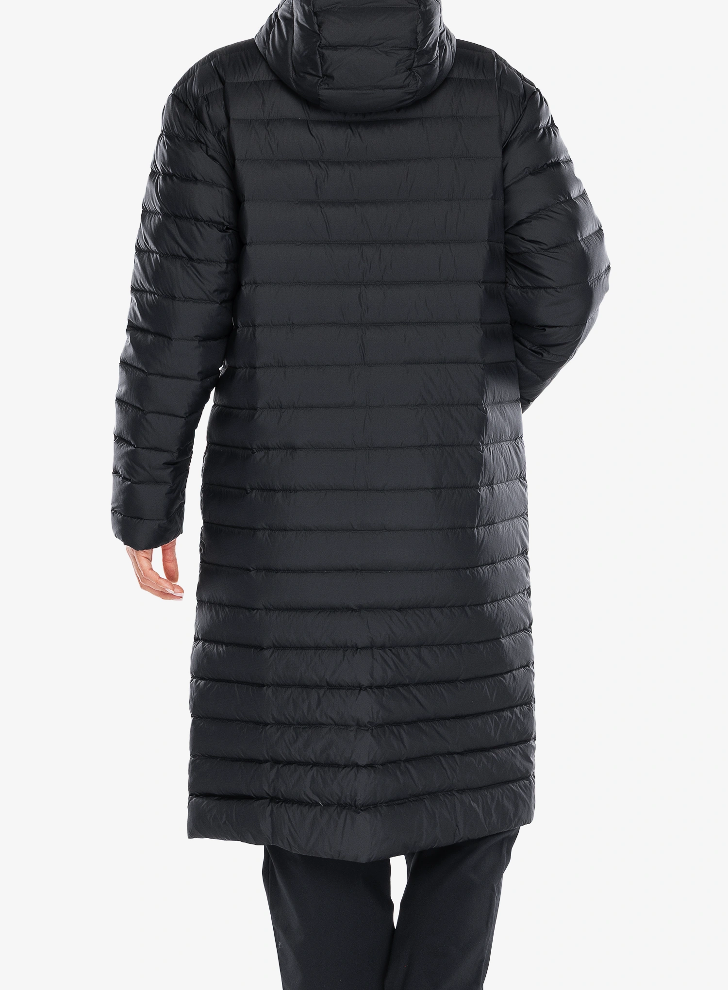 Плащ пуховий жіночий Patagonia Recycled Down Sweater Parka - black