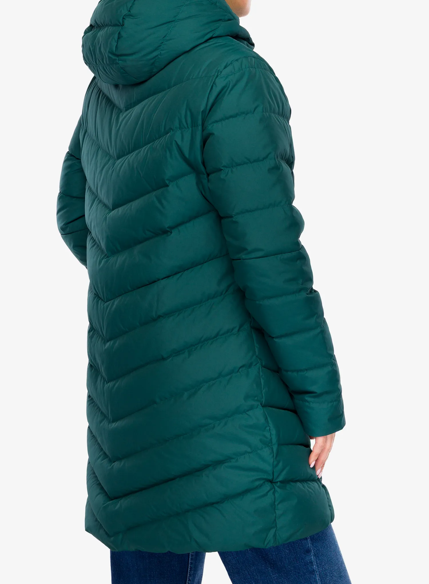 Плащ пуховий жіночий Vaude Annecy Down Coat - deep pond