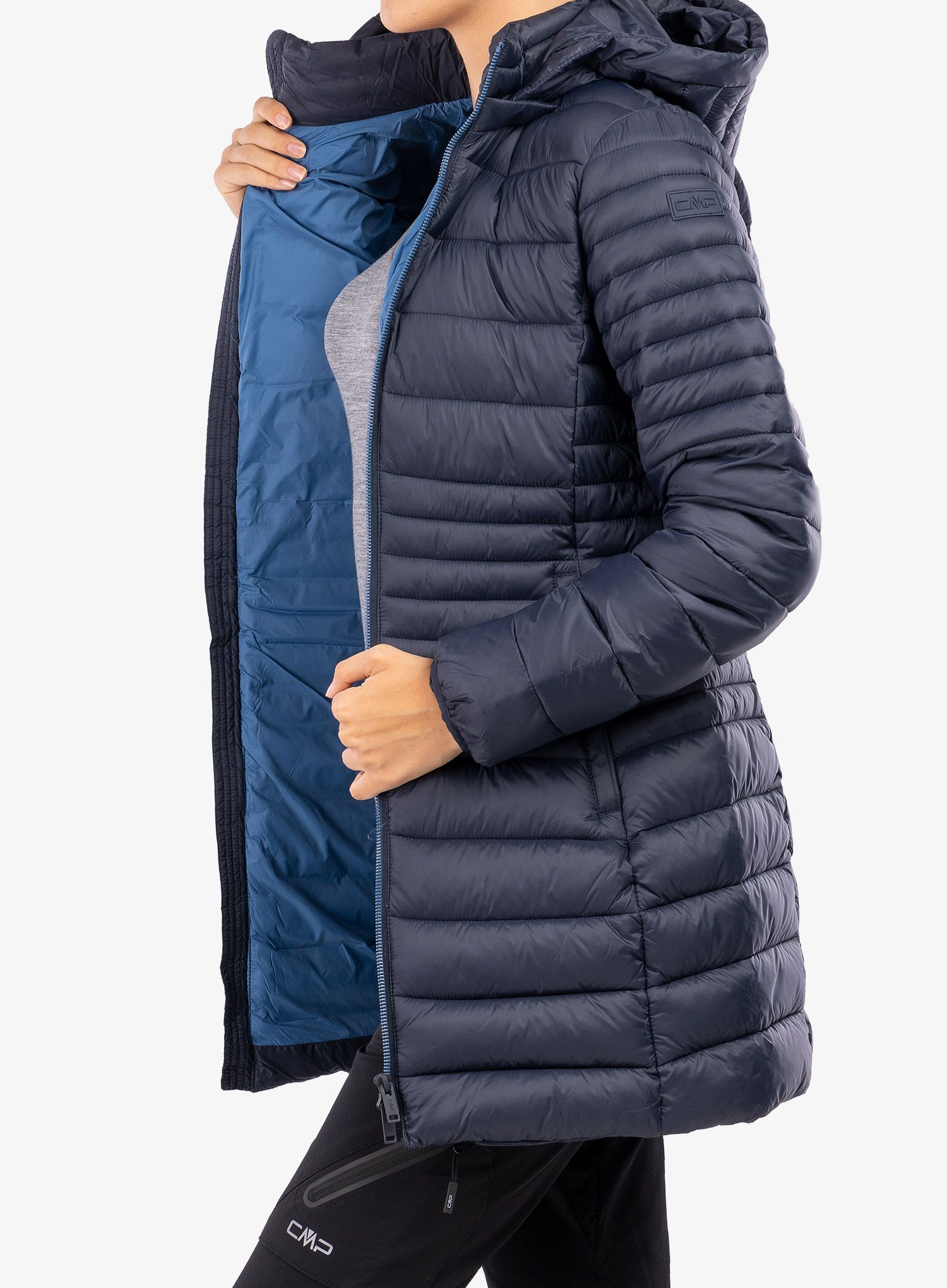 Плащ жіночий CMP Willow Parka - b.blue/sea