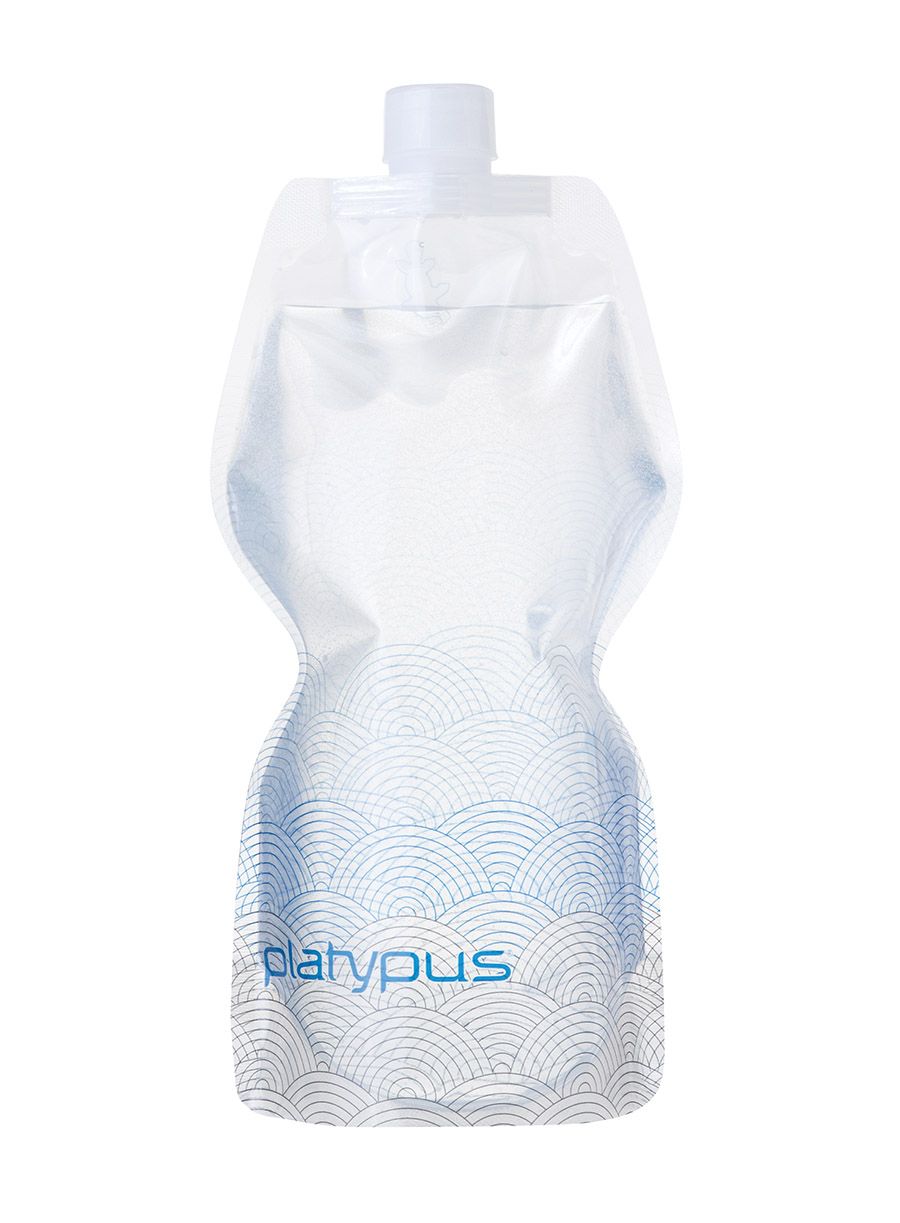 Пляшка туристична Platypus Soft Bottle 1L - waves