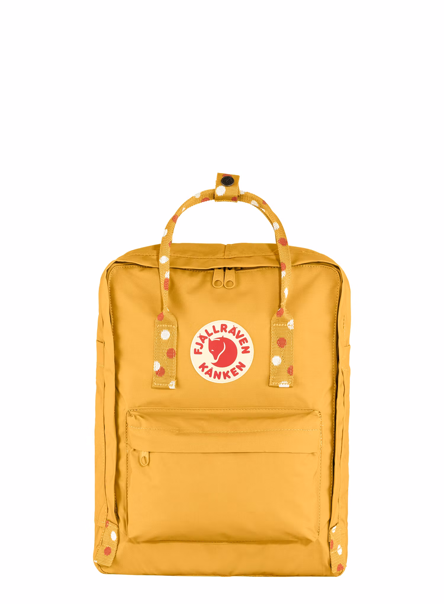 Рюкзак Fjallraven Kanken - ochre/confetti pattern