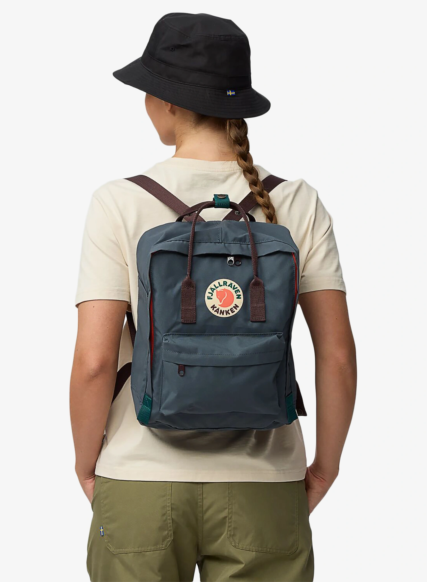 Рюкзак міський Fjallraven Kanken Koncept - graphite/blackberry