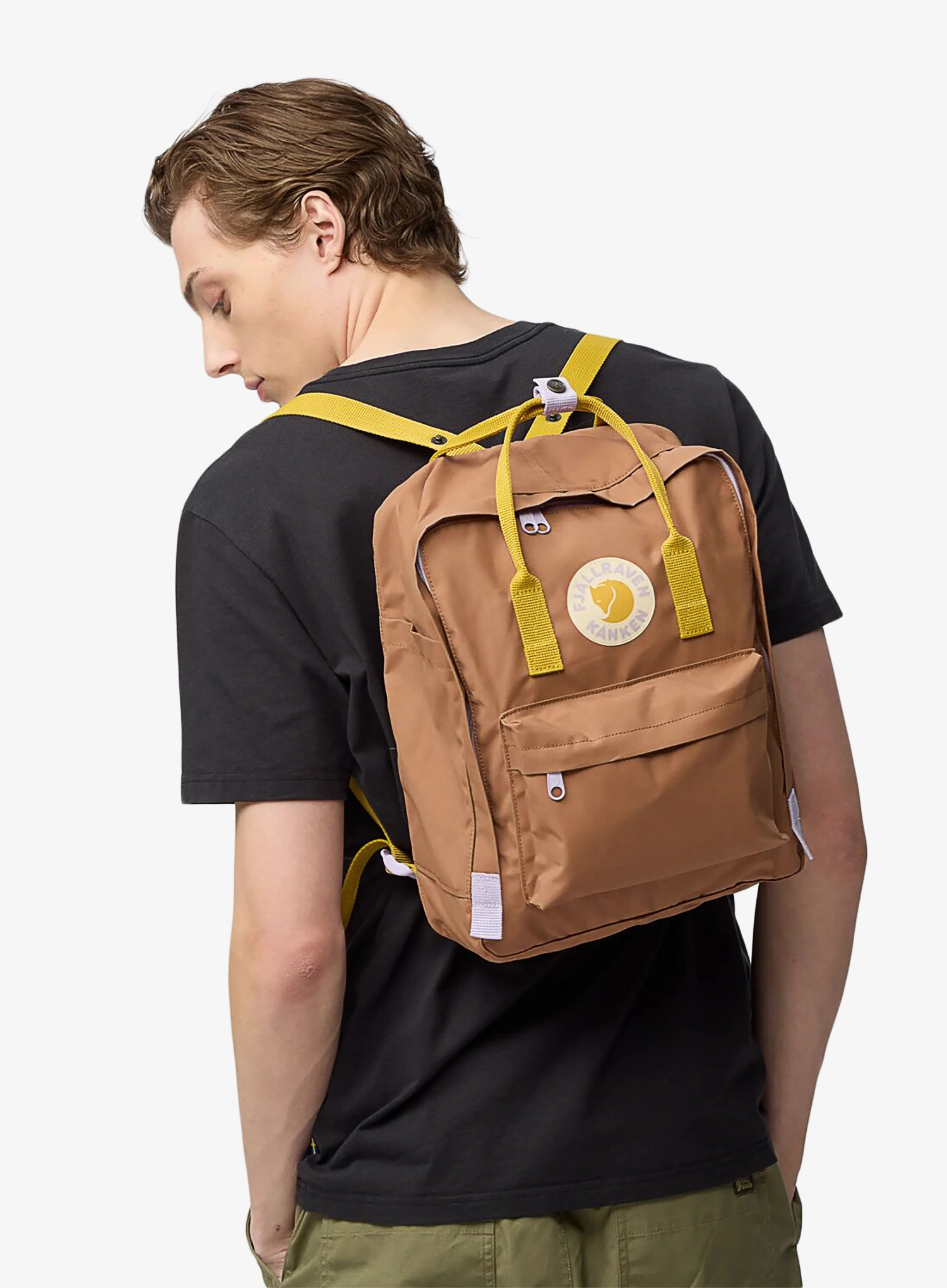 Рюкзак міський Fjallraven Kanken Koncept - khaki dust/kantarell