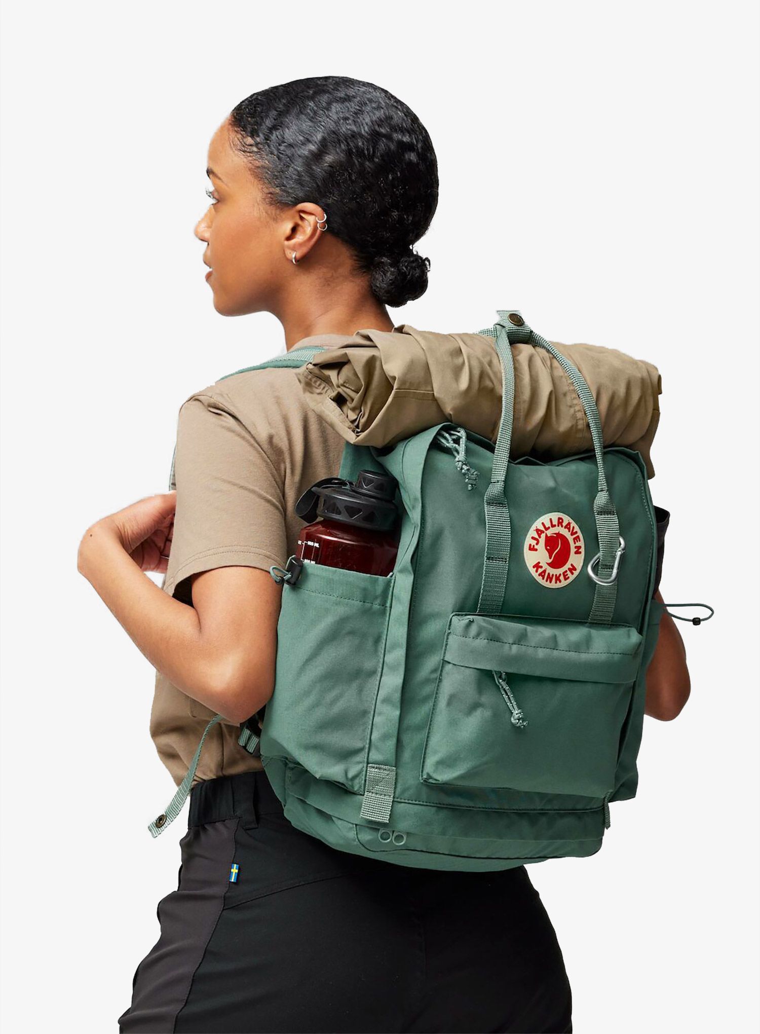 Рюкзак міський Fjallraven Kanken Outlong - frost green