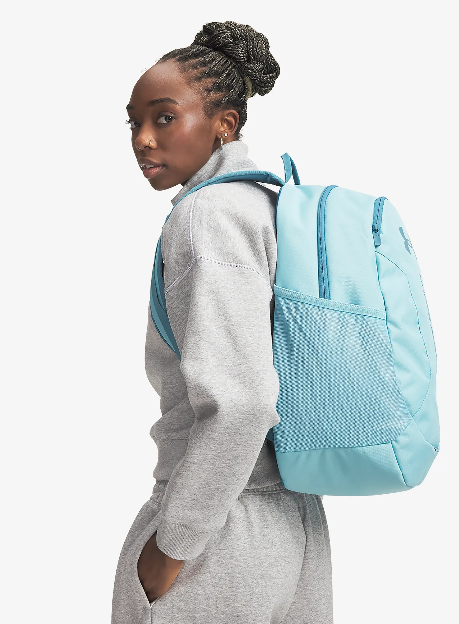 Рюкзак міський Under Armour Hustle Lite Backpack - blue haze/boundless blue