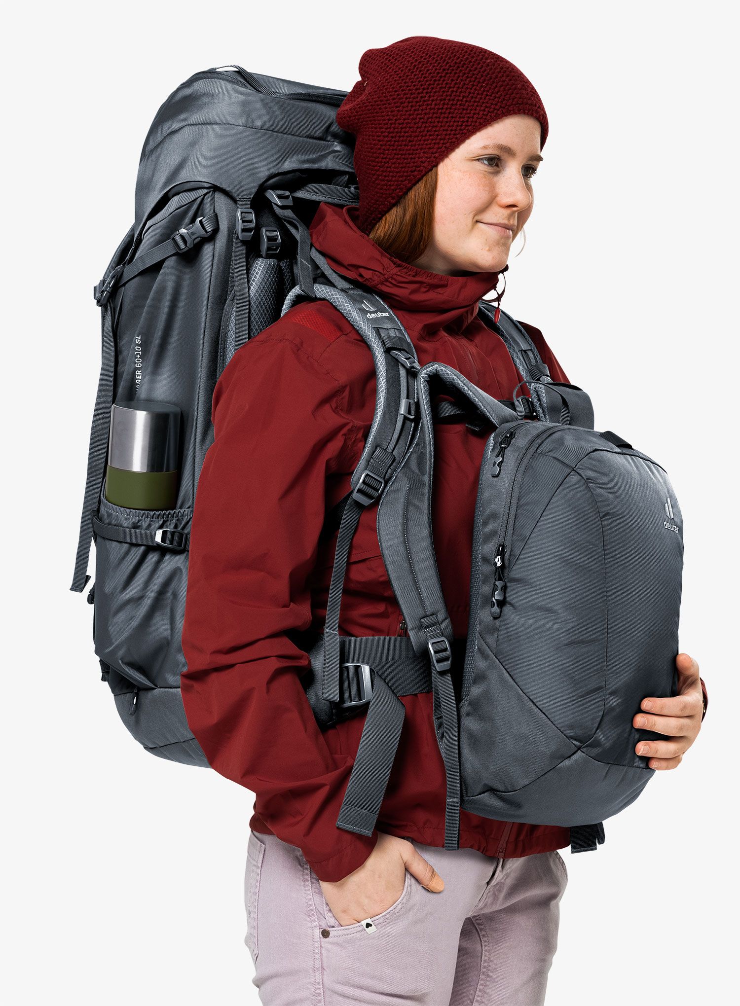 Рюкзак для подорожей жіночий Deuter Voyager 60+10 SL - black
