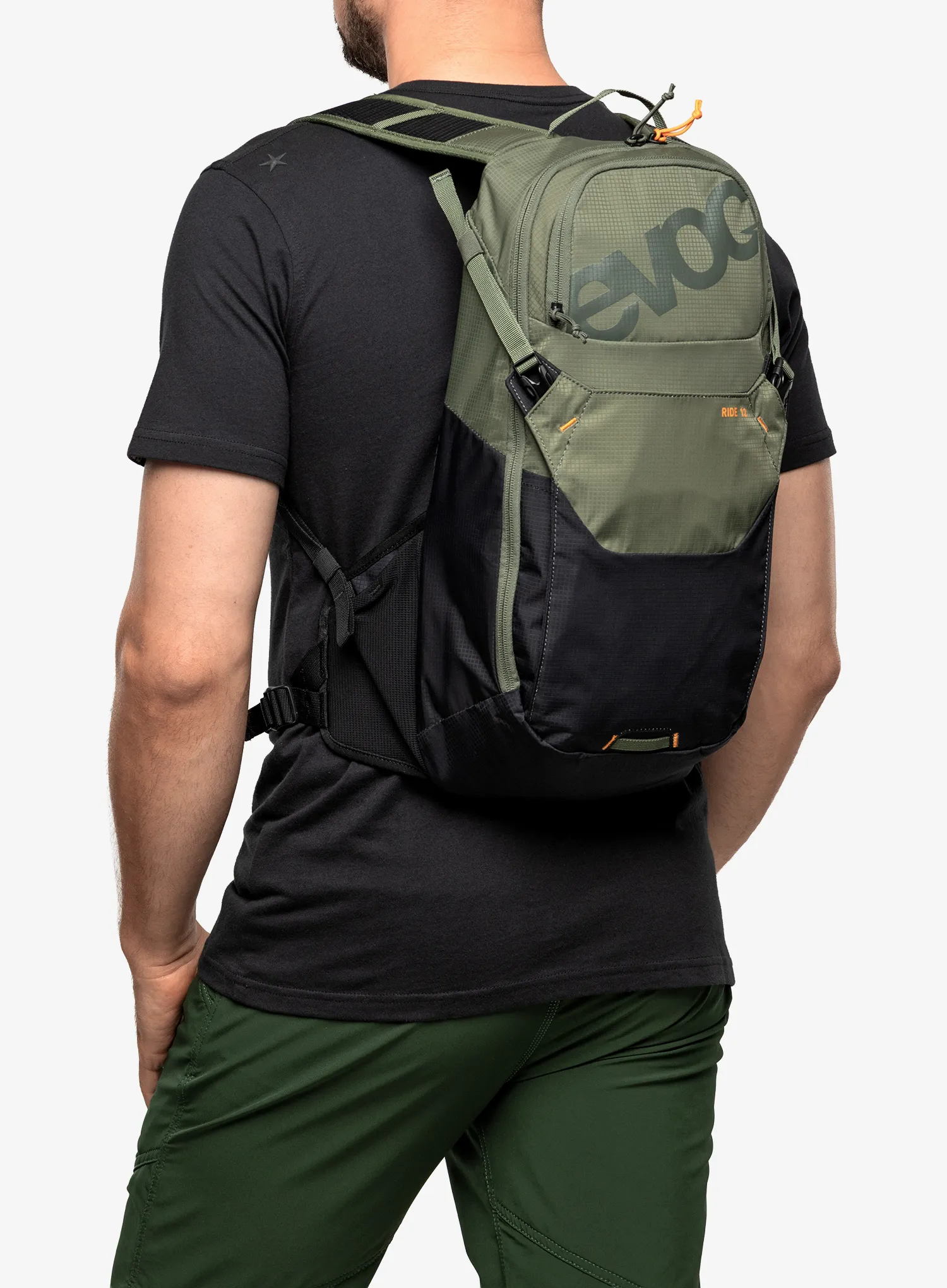 Велорюкзак Evoc Ride 12 - dark olive/black