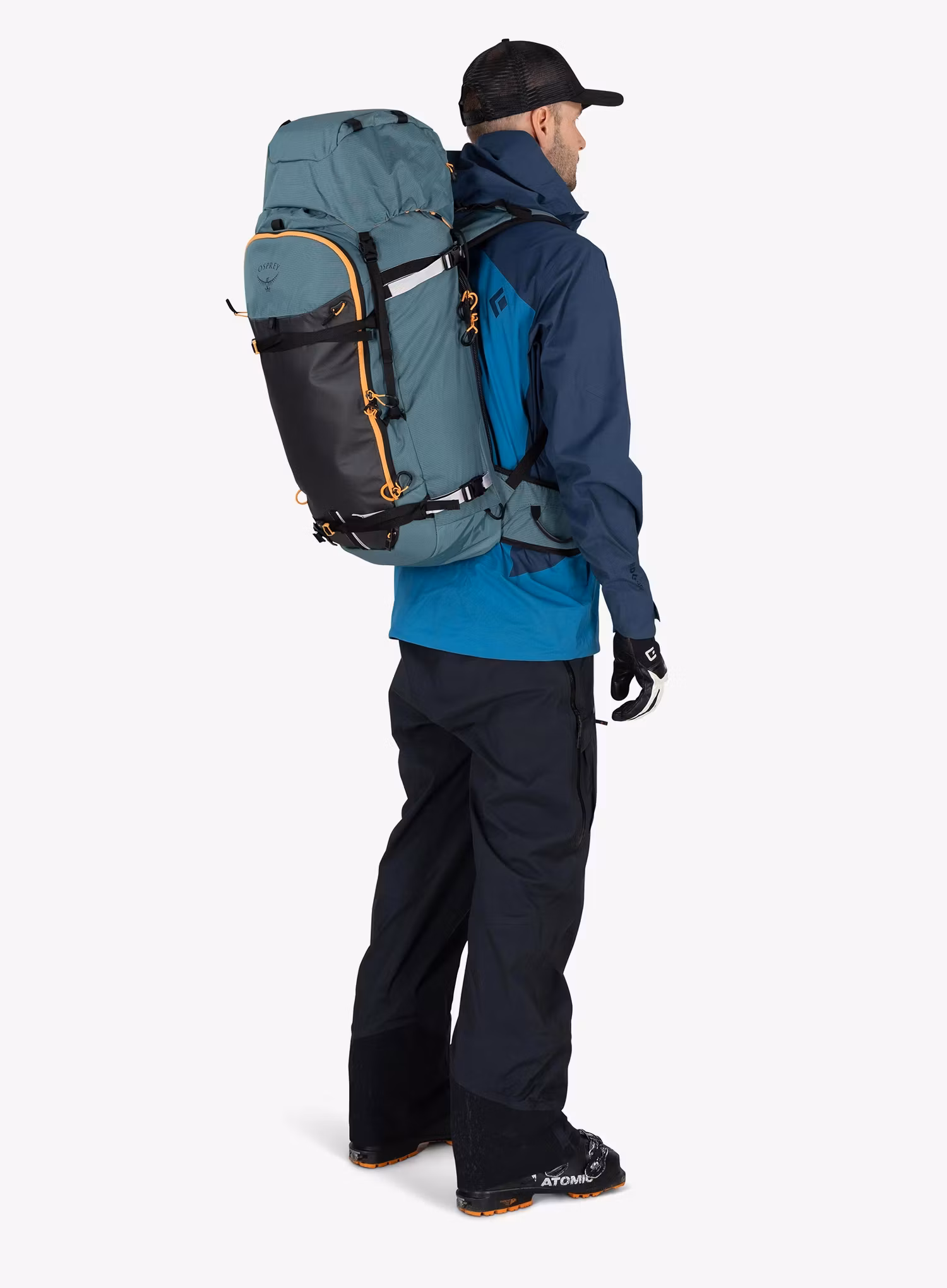 Рюкзак лижний Osprey Soelden 45 - cascade blue/raven black