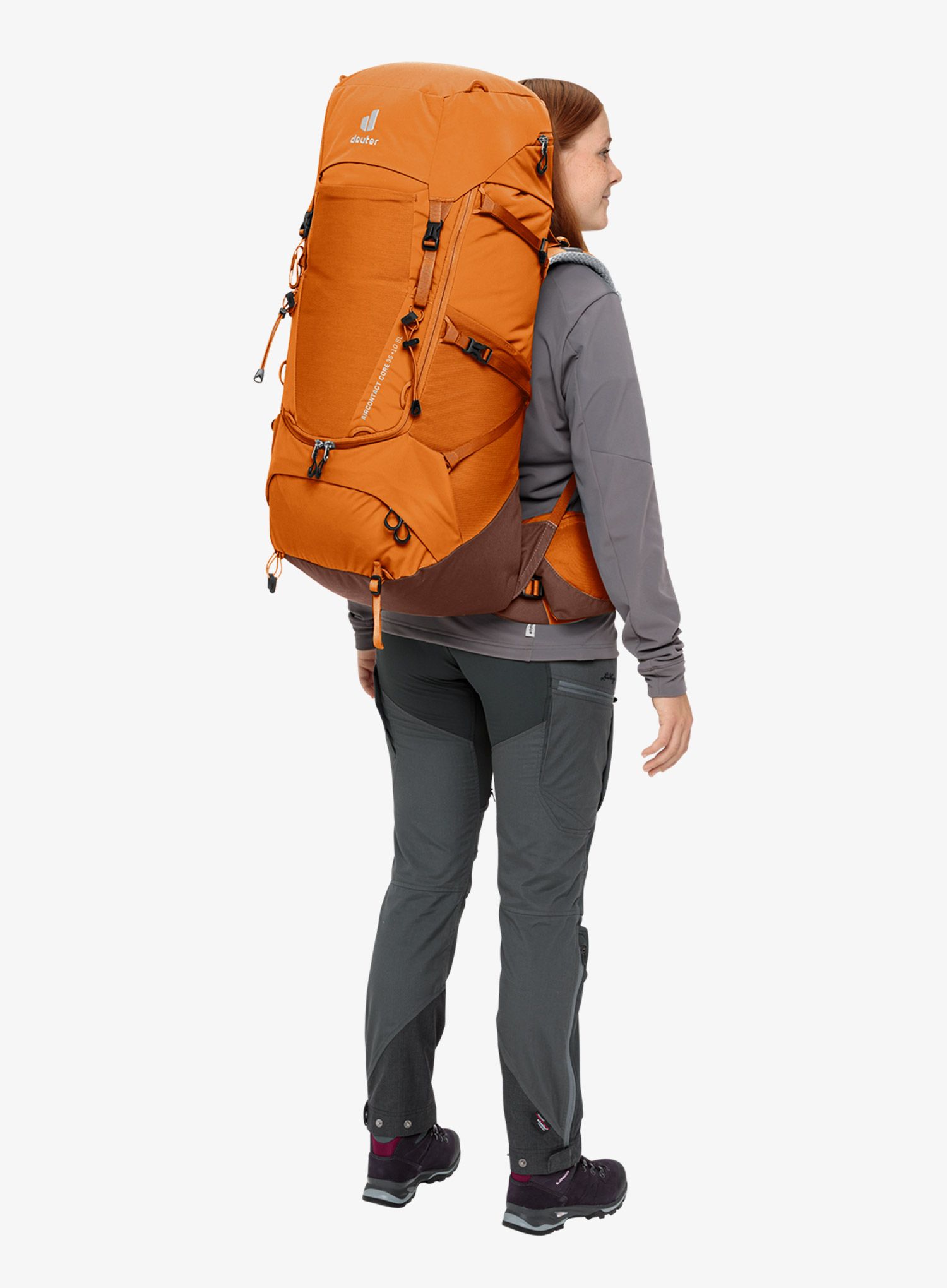 Рюкзак туристичний жіночий Deuter Aircontact Core 35+10 SL - chestnut/umbra
