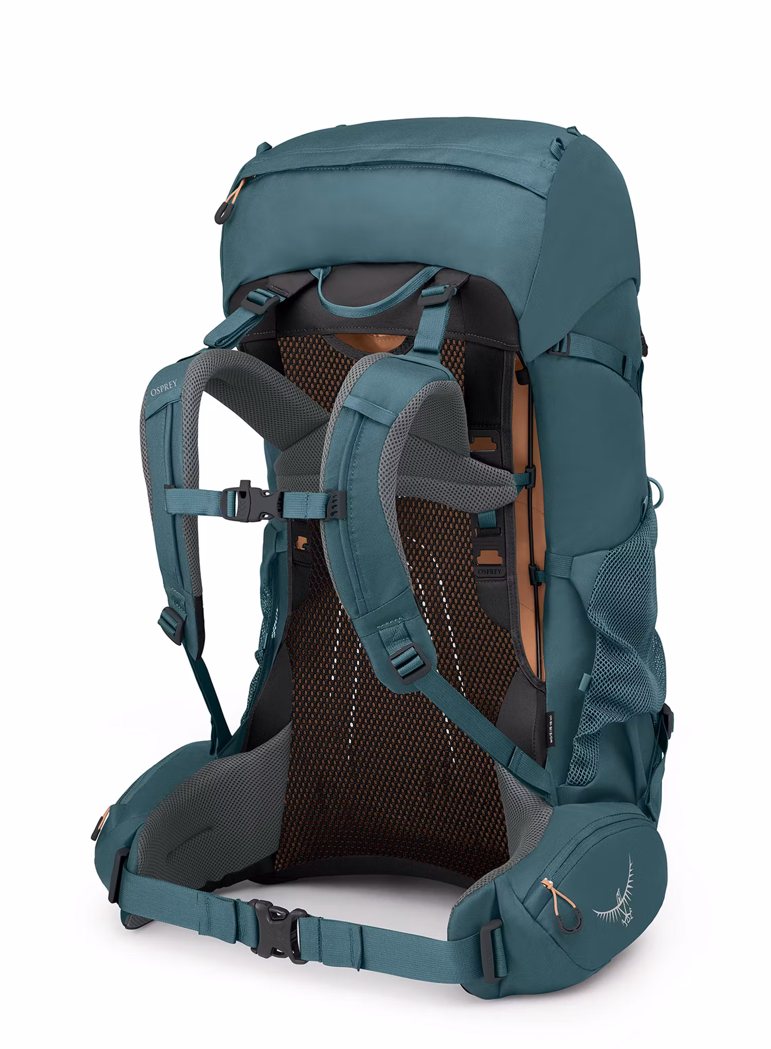Рюкзак туристичний жіночий Osprey Renn 65 - cascade blue/melon orange