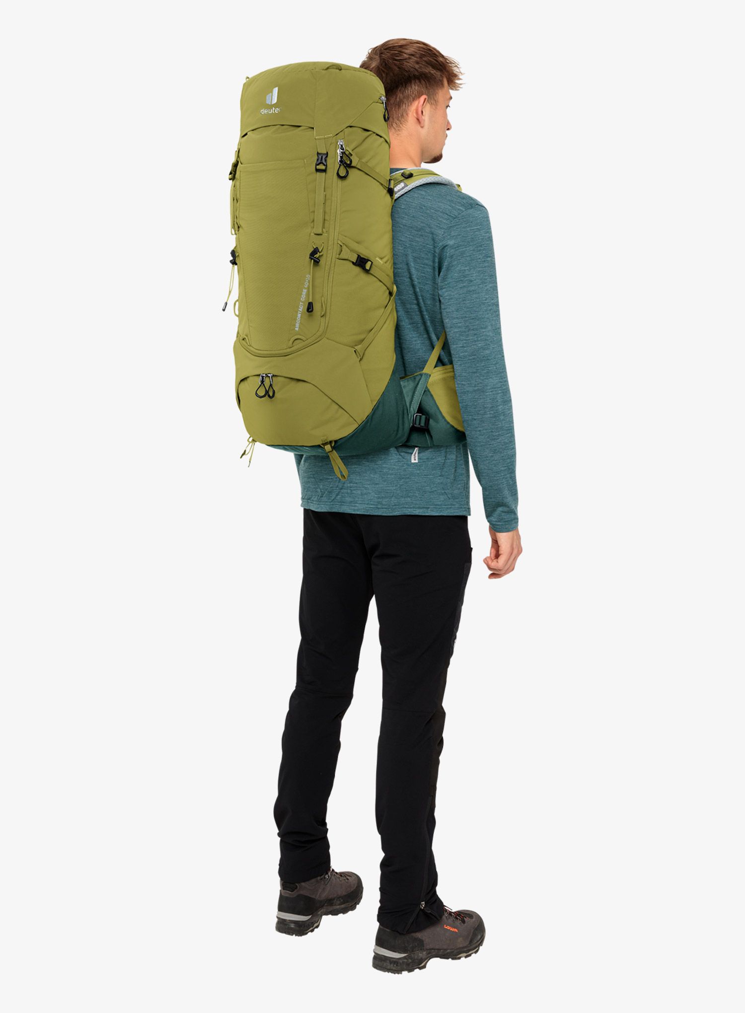 Рюкзак туристичний Deuter Aircontact Core 40+10 - cactus/ivy