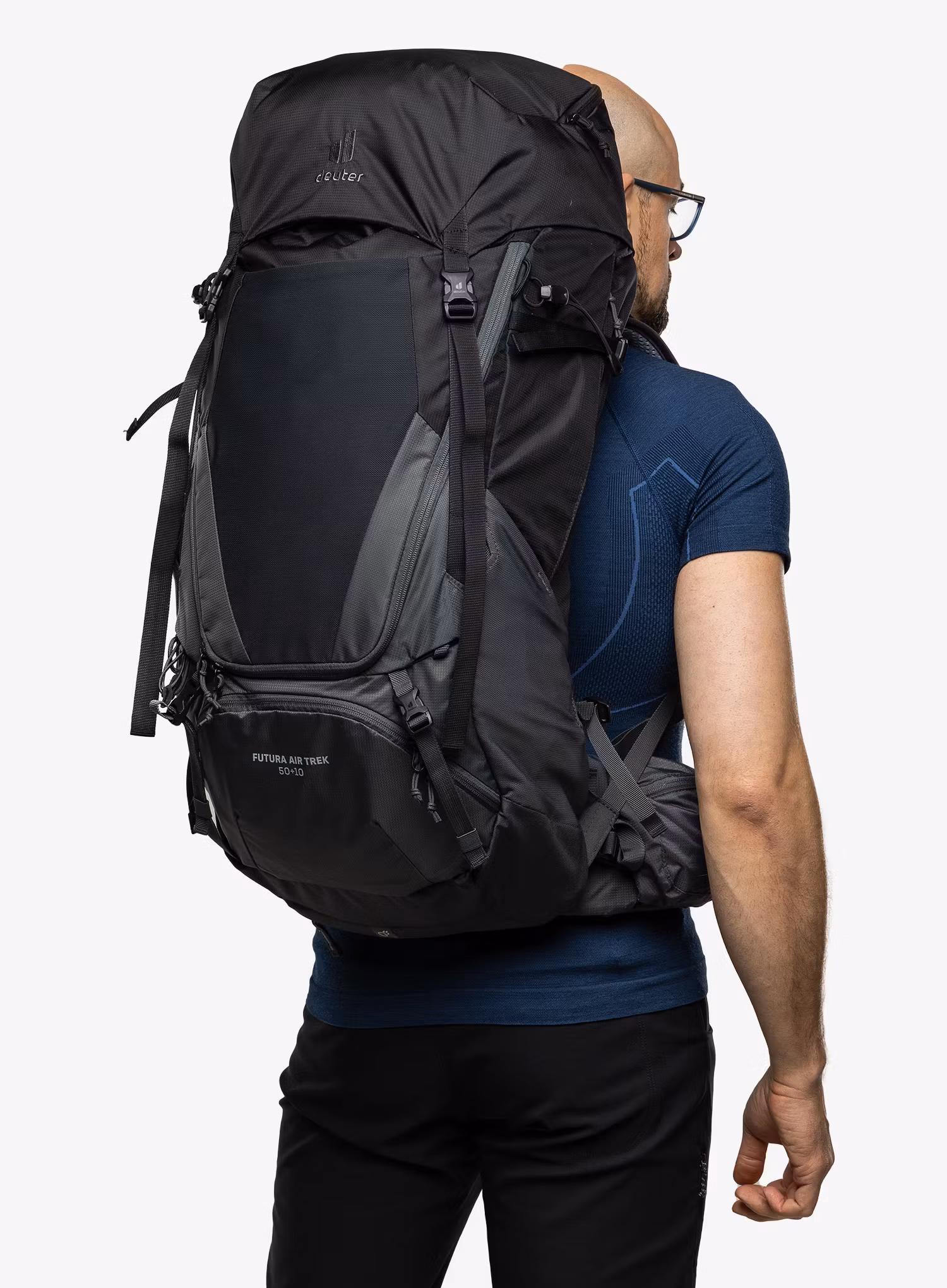 Рюкзак туристичний Deuter Futura Air Trek 50 + 10 - black/graph