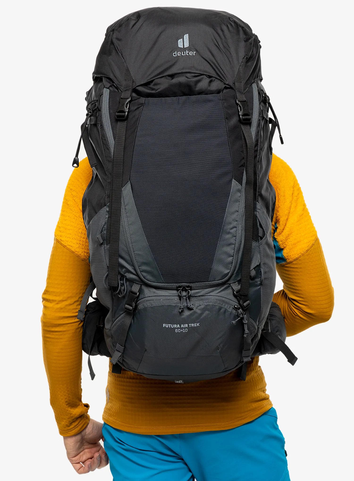 Рюкзак туристичний Deuter Futura Air Trek 60 + 10 - black/graphite