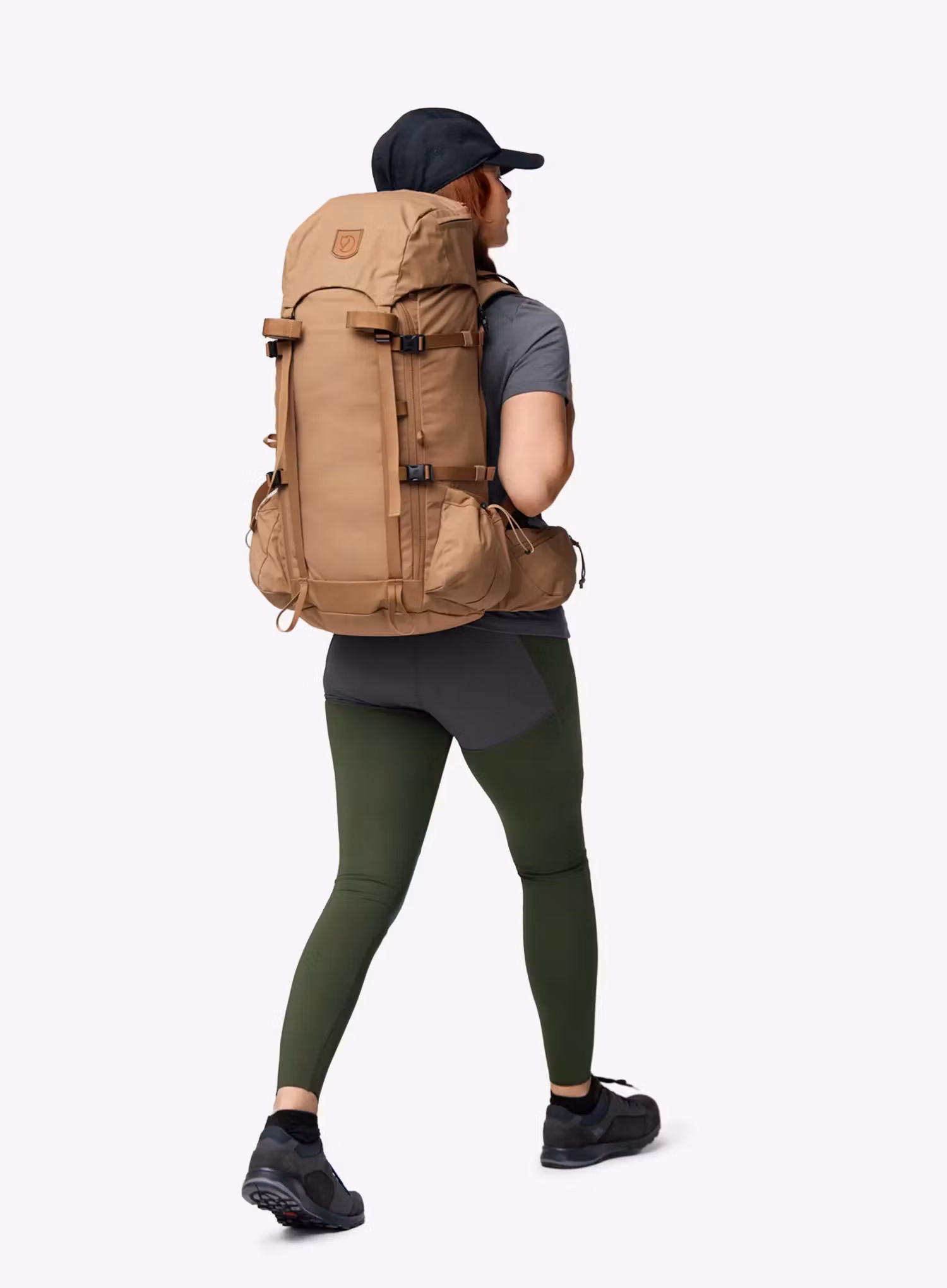Рюкзак туристичний Fjallraven Kajka 35 - khaki dust