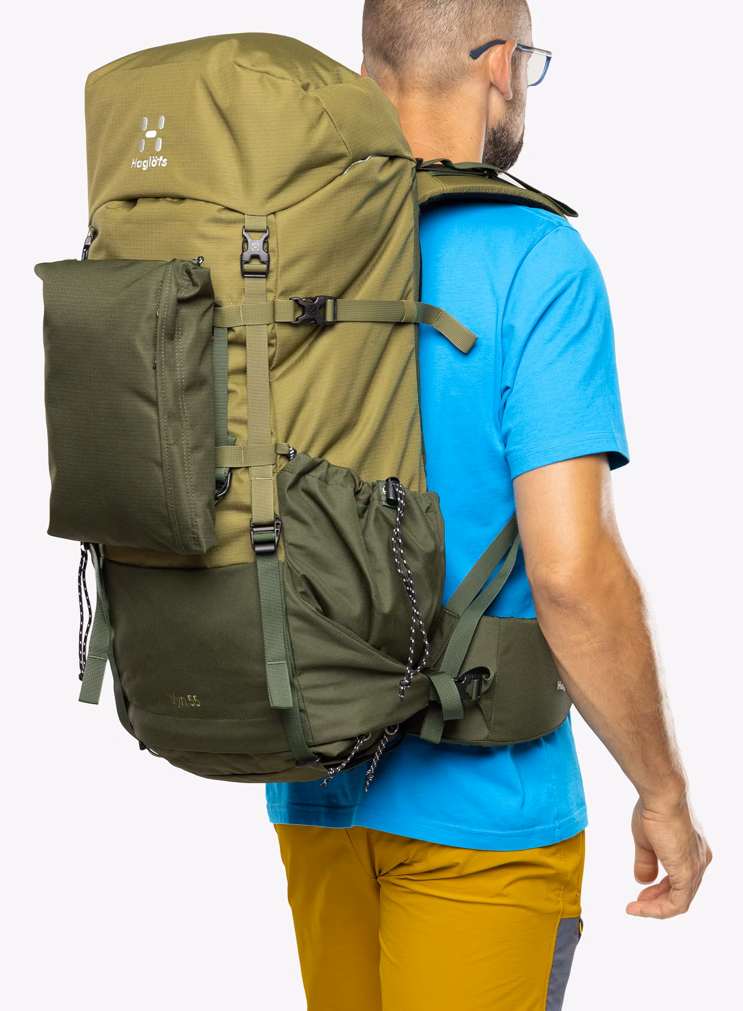 Рюкзак туристичний Haglofs VYN 55 - seaweed green/olive green