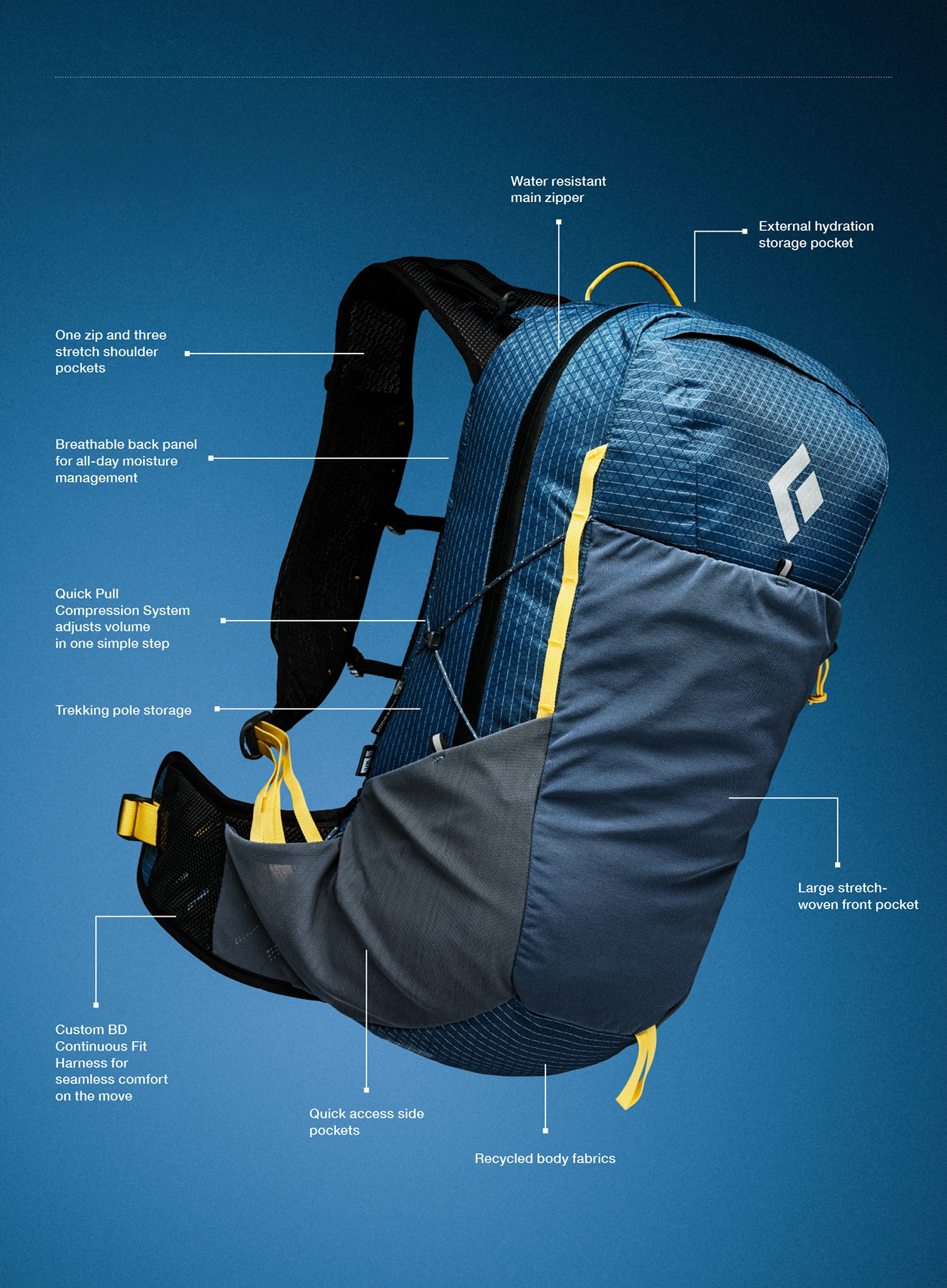 Рюкзак туристичний Black Diamond Pursuit 25 Backpack - black