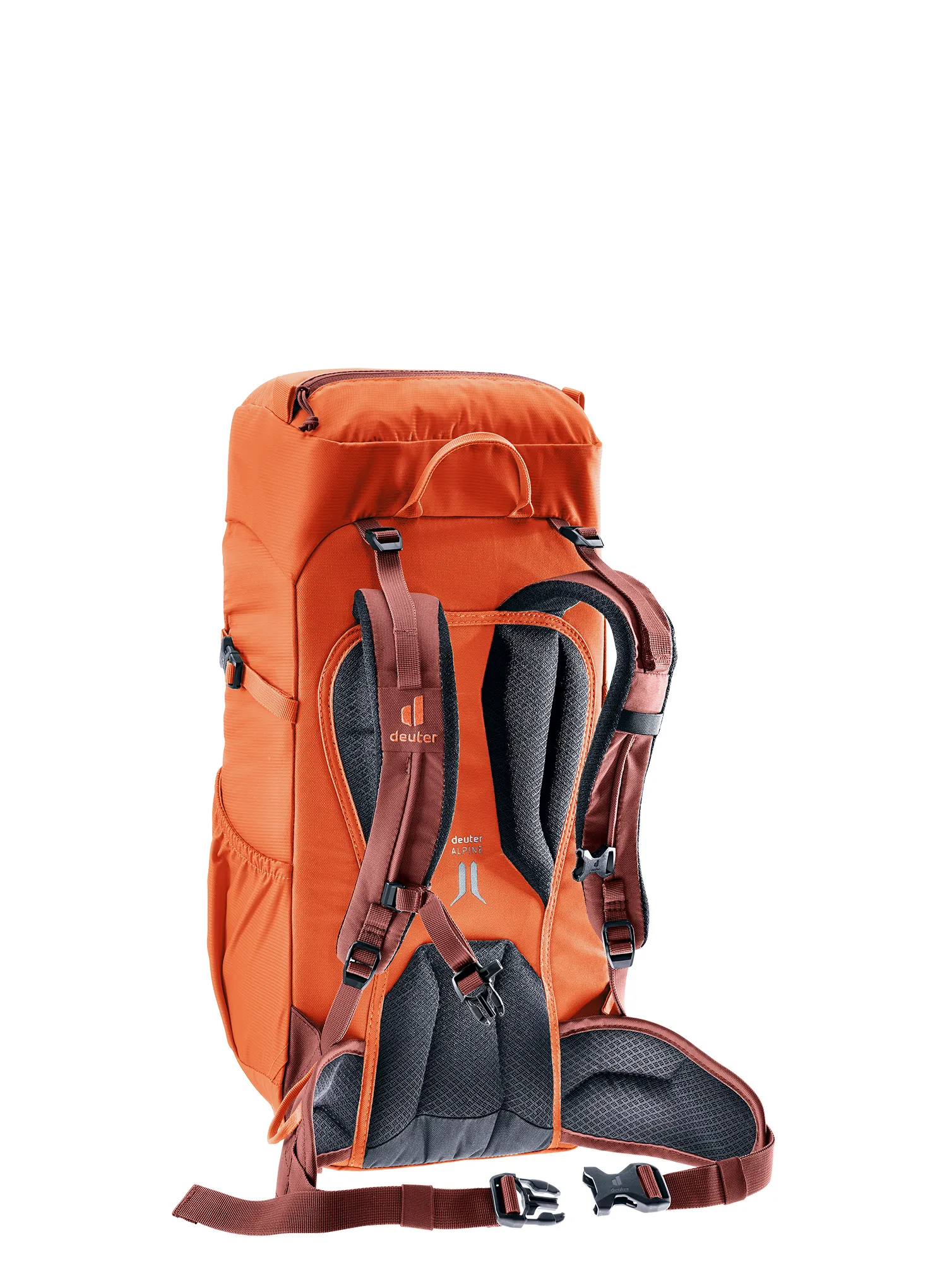 Дитячий туристичний рюкзак Deuter Climber 22 - papaya/redwood
