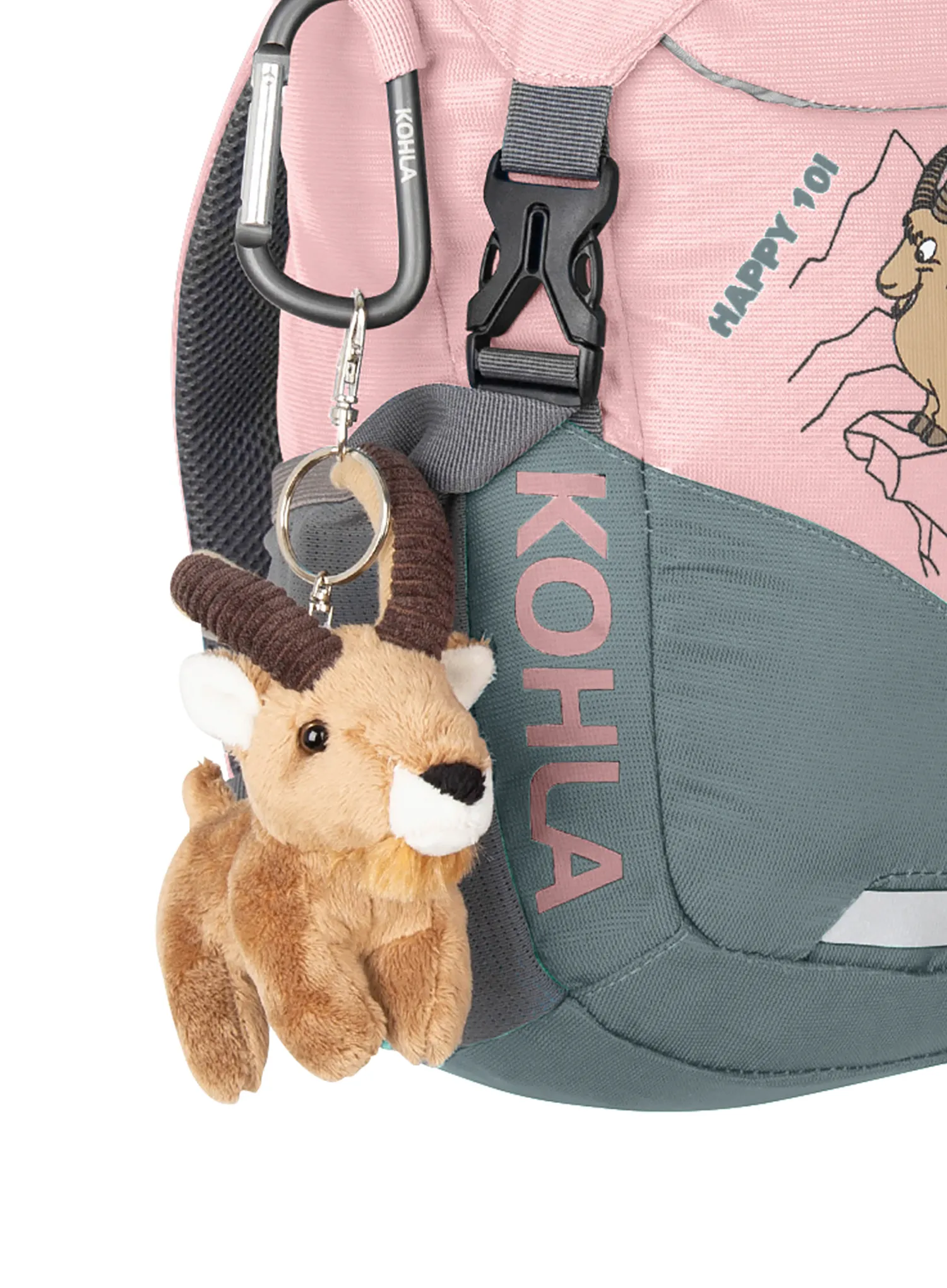 Дитячий туристичний рюкзак Kohla Happy 10L - bleached mauve/stormy sea